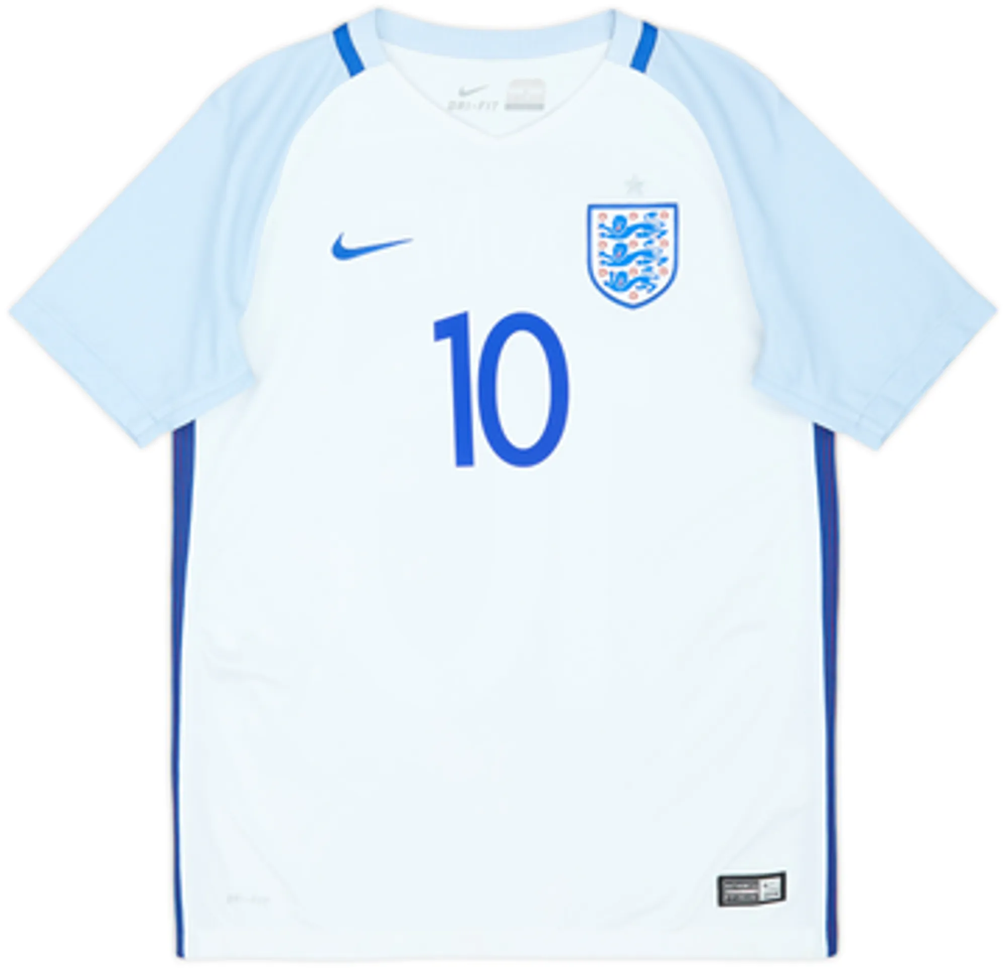 2016-17 England Home Shirt Rooney #10 - 9/10 - (L.Boys)