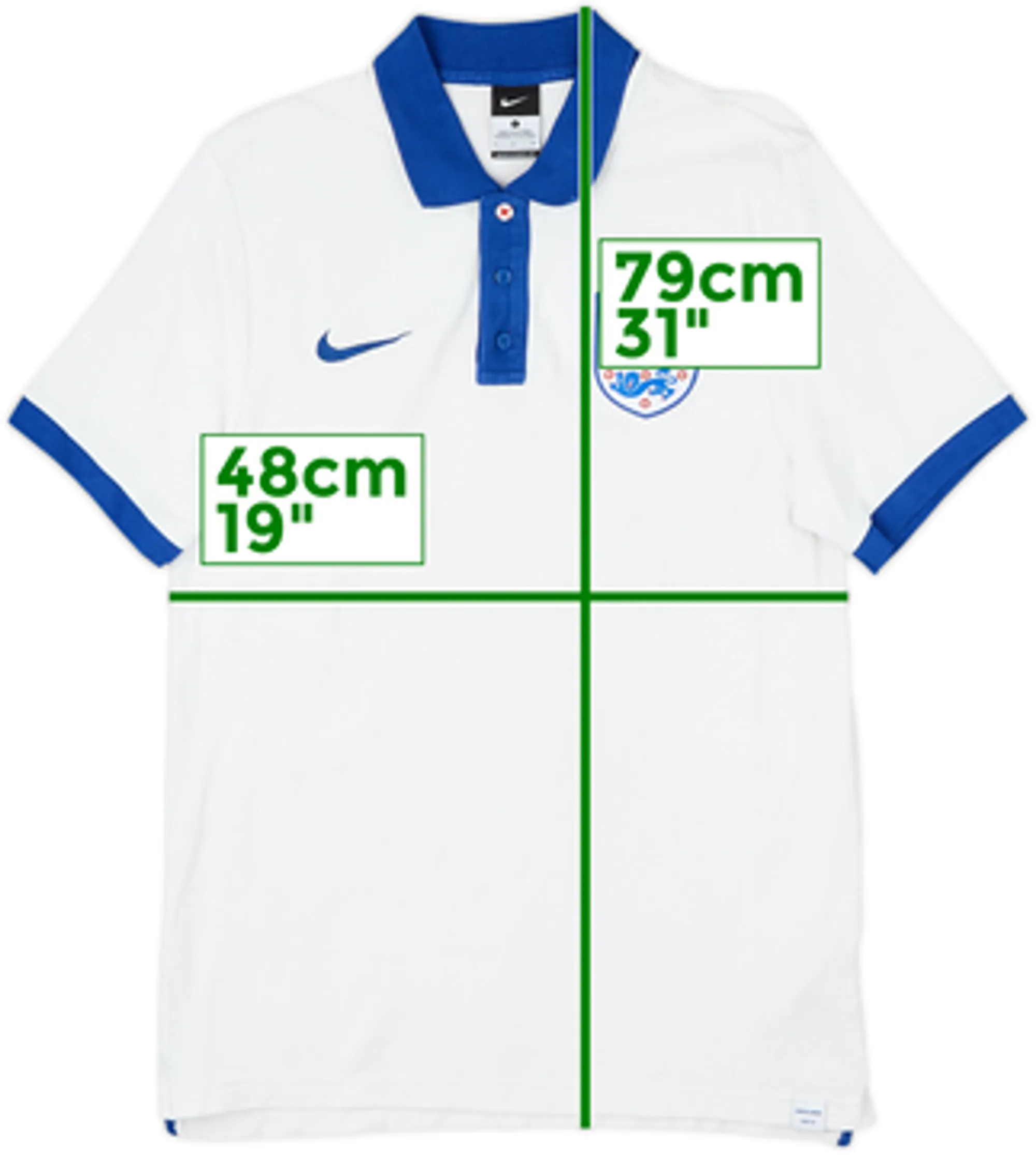 2016-18 England Nike Polo Shirt - 6/10 - (L)