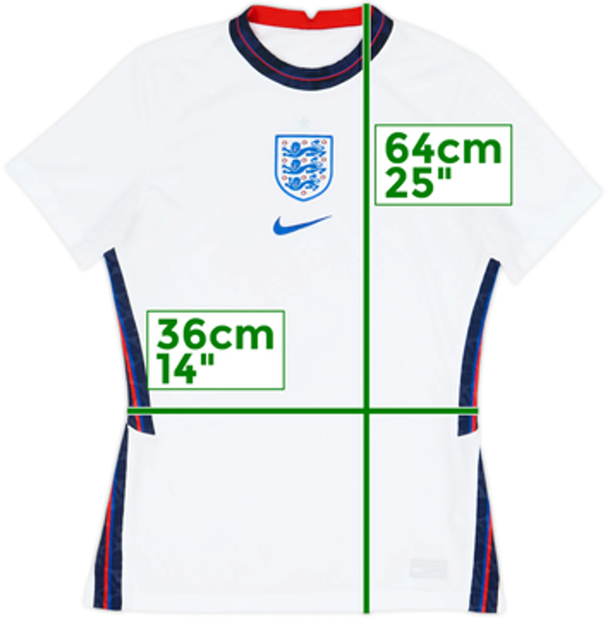 2020-22 England Home Shirt - 9/10 - (Women's S)