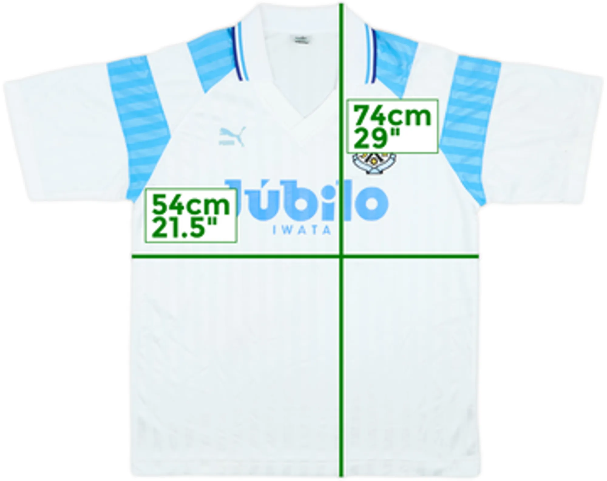 1993 Jubilo Iwata Away Shirt - 8/10 - (L)