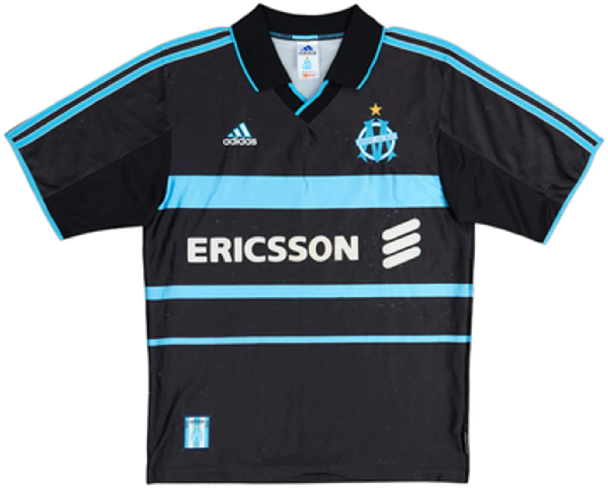 1999-00 Olympique Marseille Third Shirt Pires #7 - 6/10 - (S)