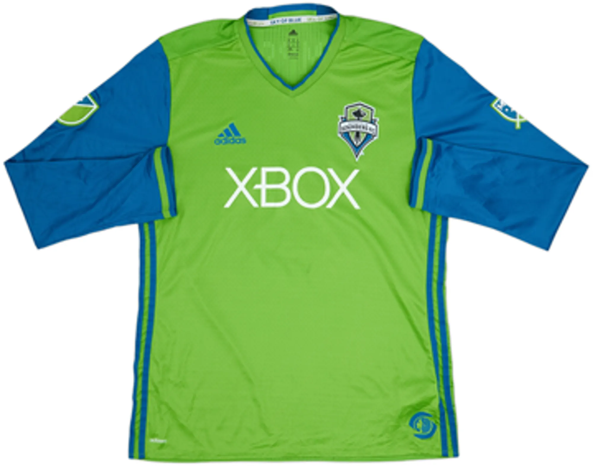 2016 Seattle Sounders Authentic Home L/S Shirt Dempsey #2 - 8/10 - (XL)