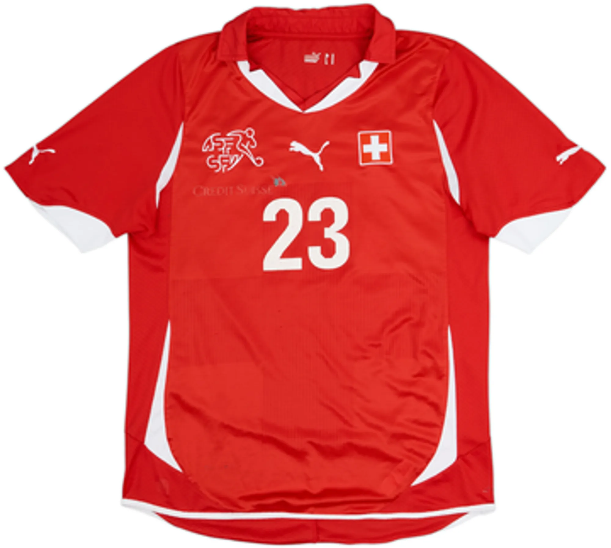 2010-11 Switzerland Home Shirt Shaqiri #11 - 5/10 - (M)