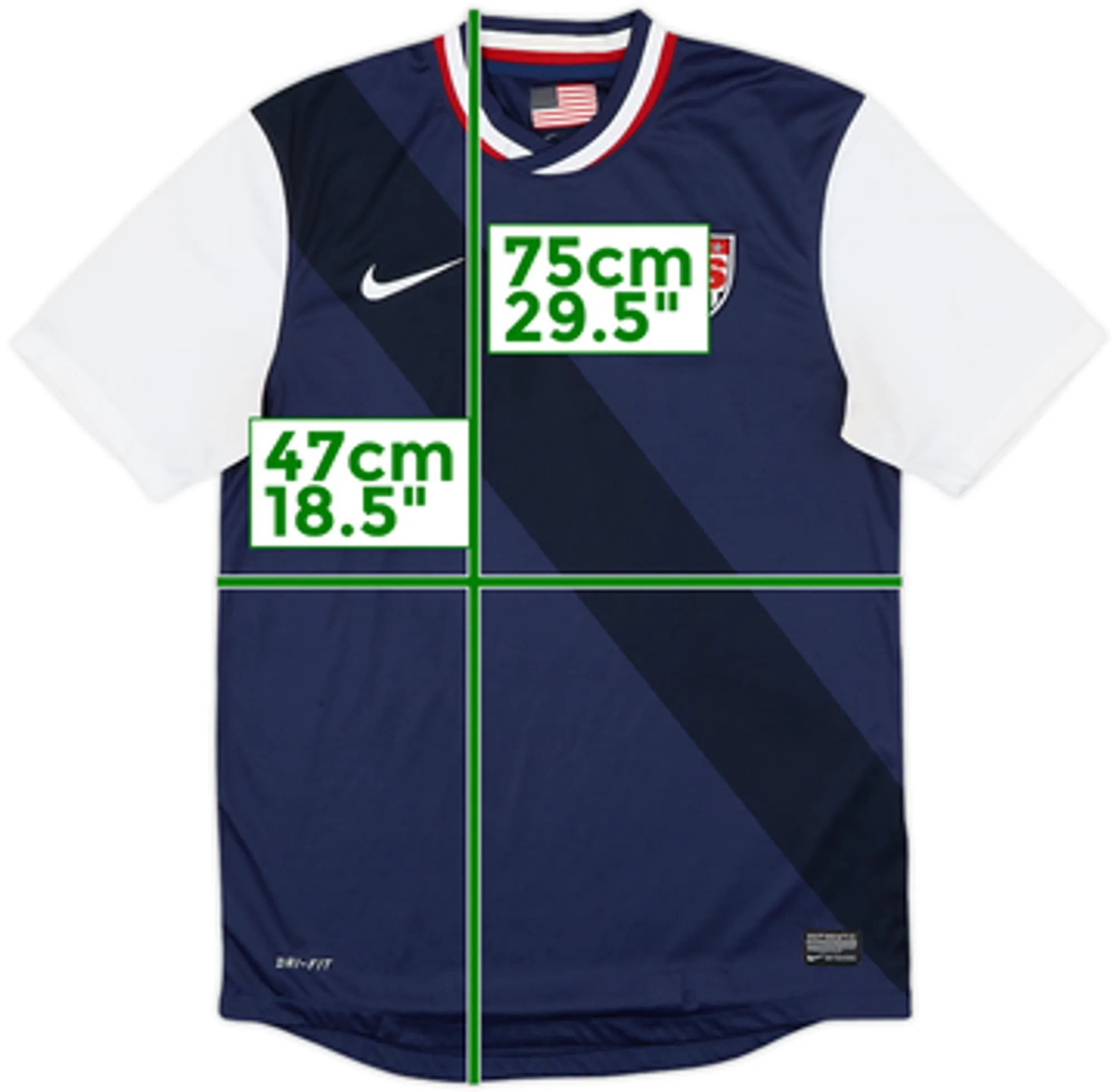 2012-14 USA Away Shirt - 7/10 - (S)