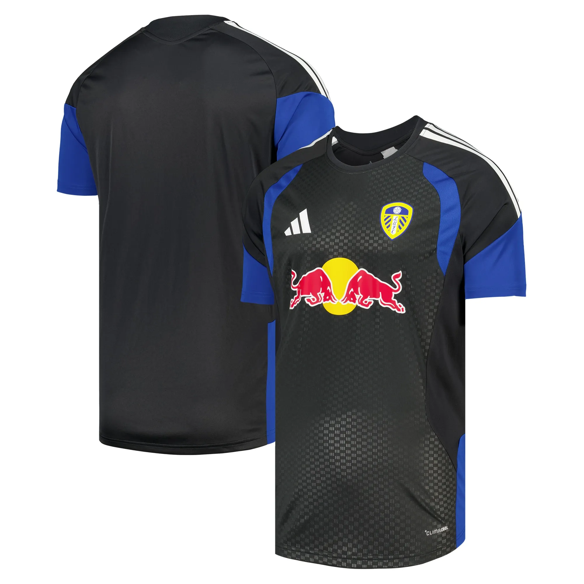 Leeds United adidas Training Jersey - Dark Grey