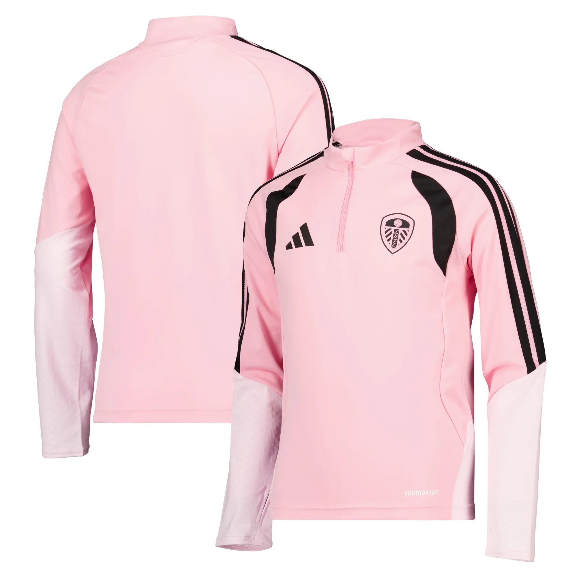 Leeds United adidas Training Top - Pink - Kids
