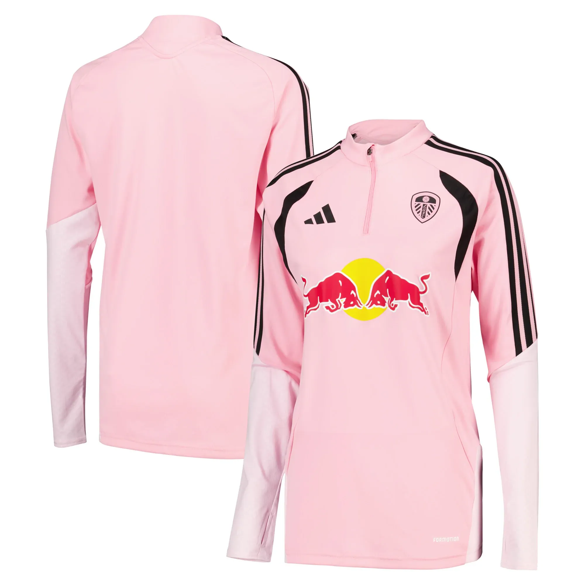 Leeds United adidas Training Top - Pink - Womens