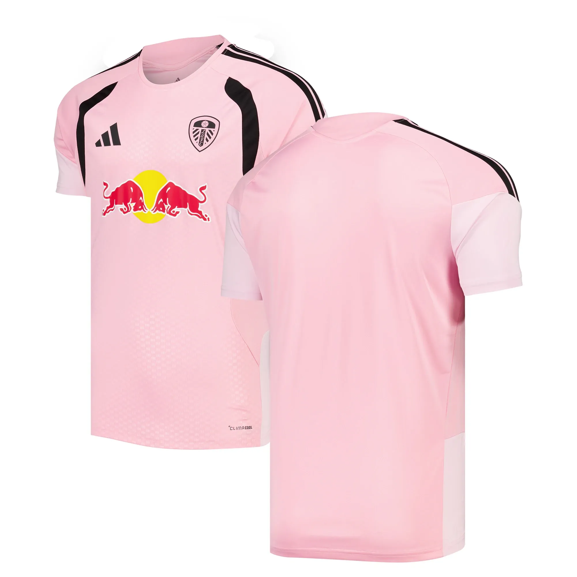 Leeds United adidas Training Jersey - Pink