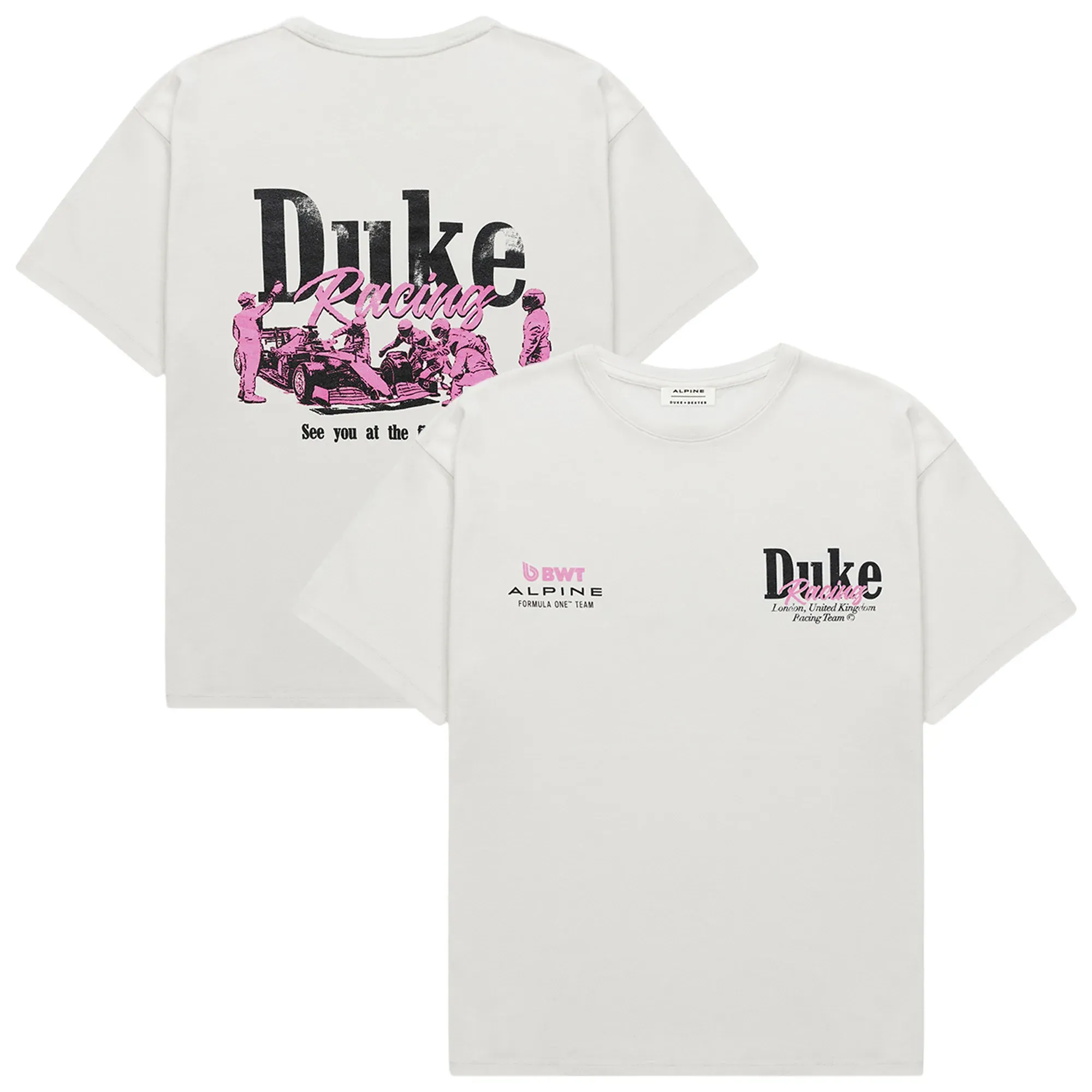Alpine Duke Dexter Pink Pit Stop T-Shirt