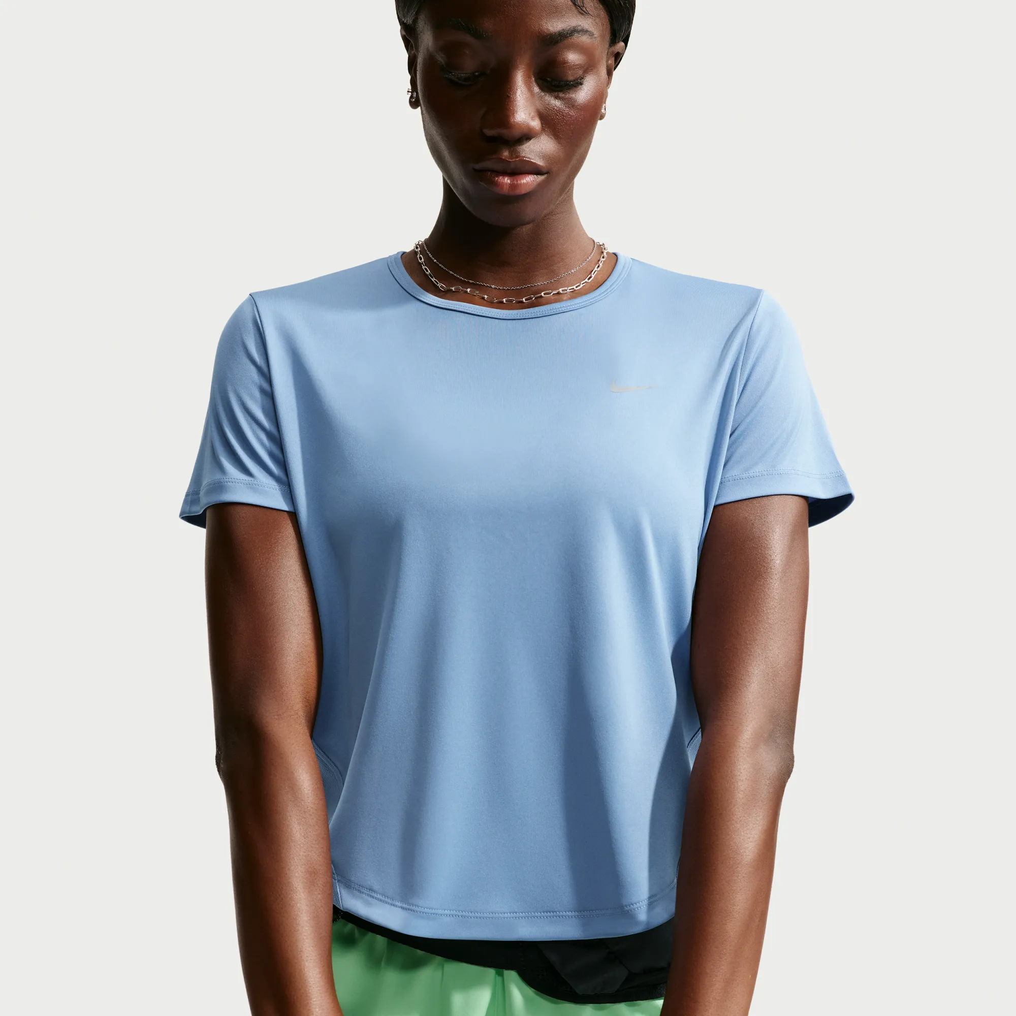 Nike Tempo Women's Dri-FIT Short-Sleeve Running Top - Work Blue