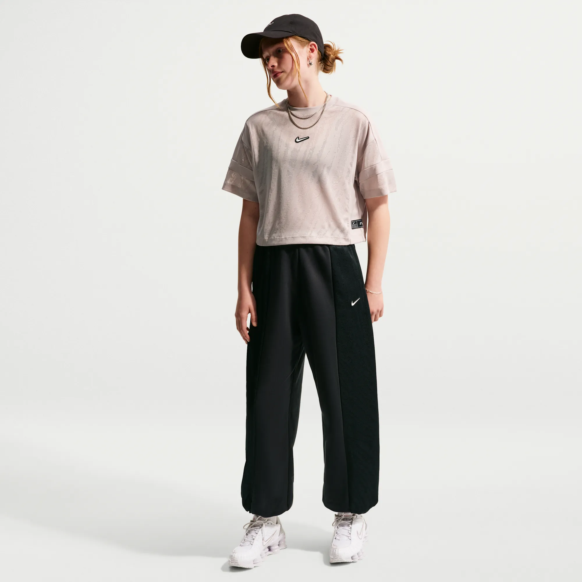 Nike Older Kids' (Girls') Fleece Trousers - Black - Fleece
