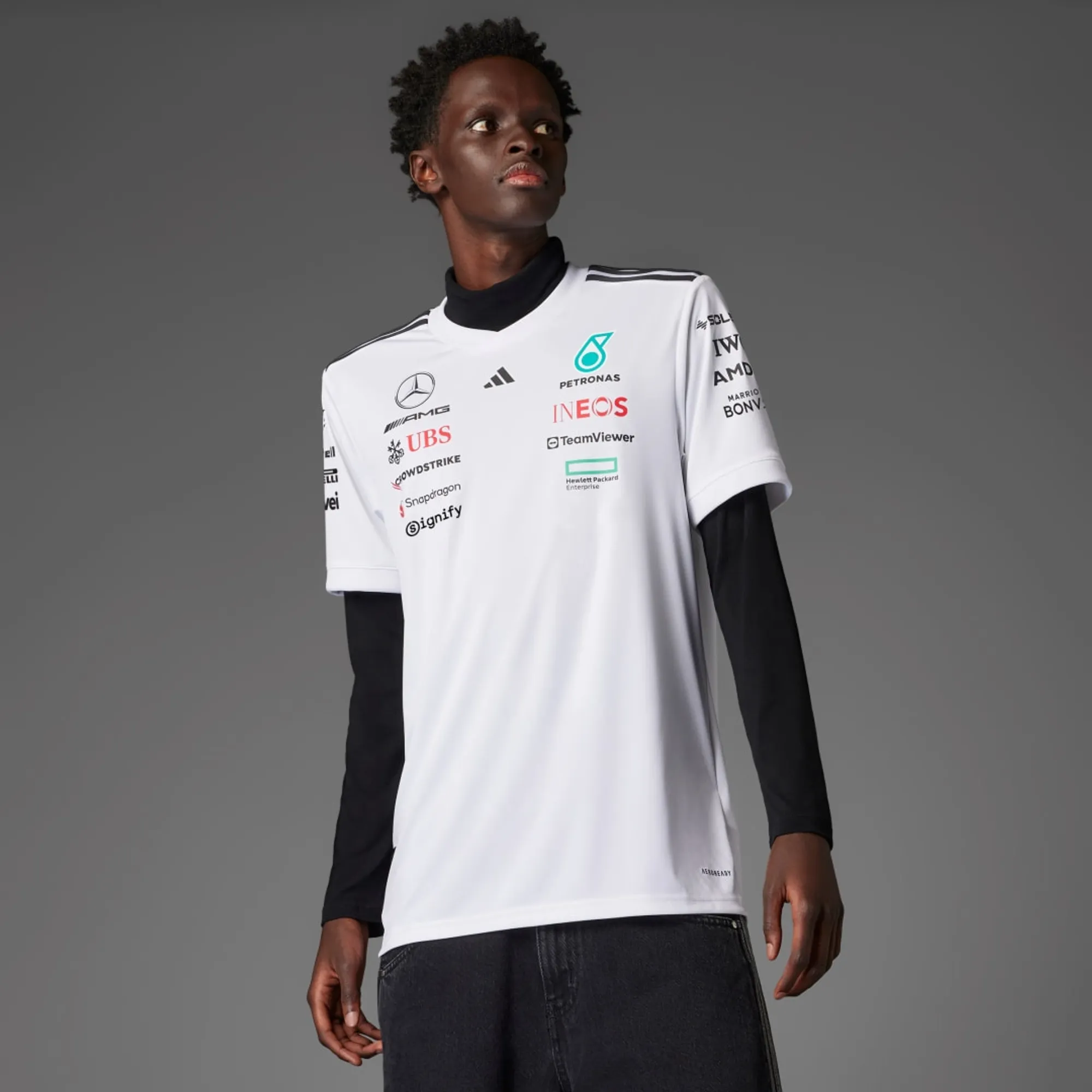 adidas MERCEDES - AMG PETRONAS FORMULA ONE TEAM DRIVER JERSEY