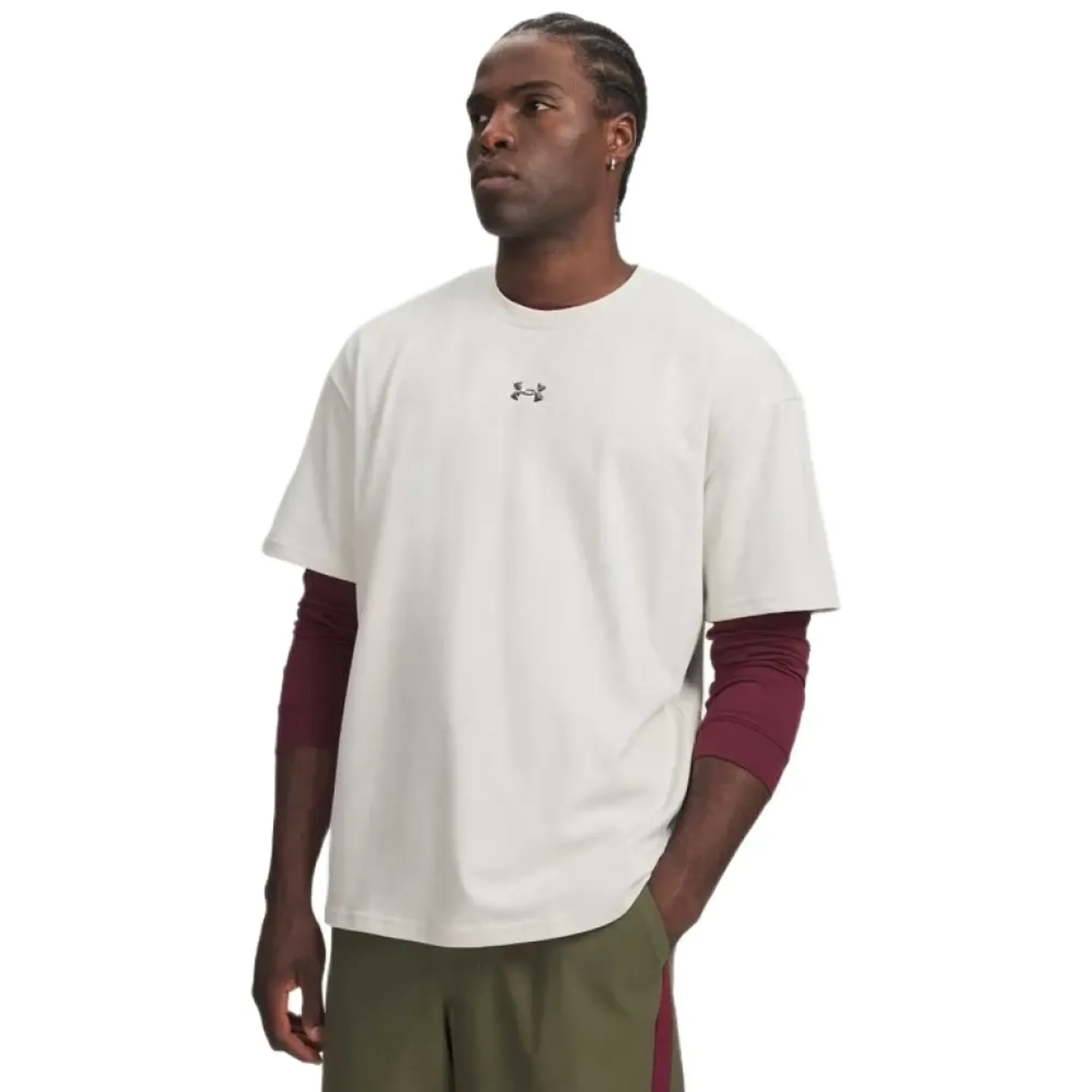 Under Armour Heavyweight Metal Logo Short Sleeve T-shirt