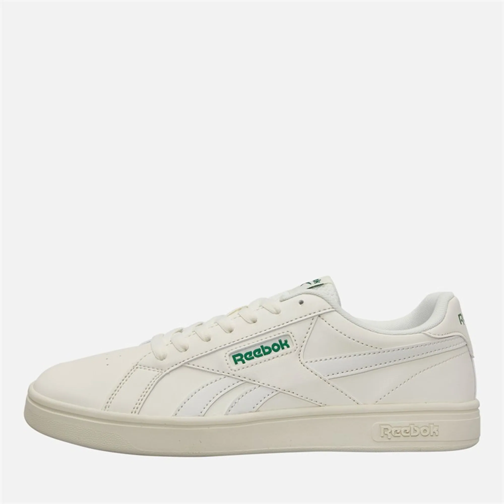 Reebok Mens Court Retro Trainers Chalk/Green/Chalk