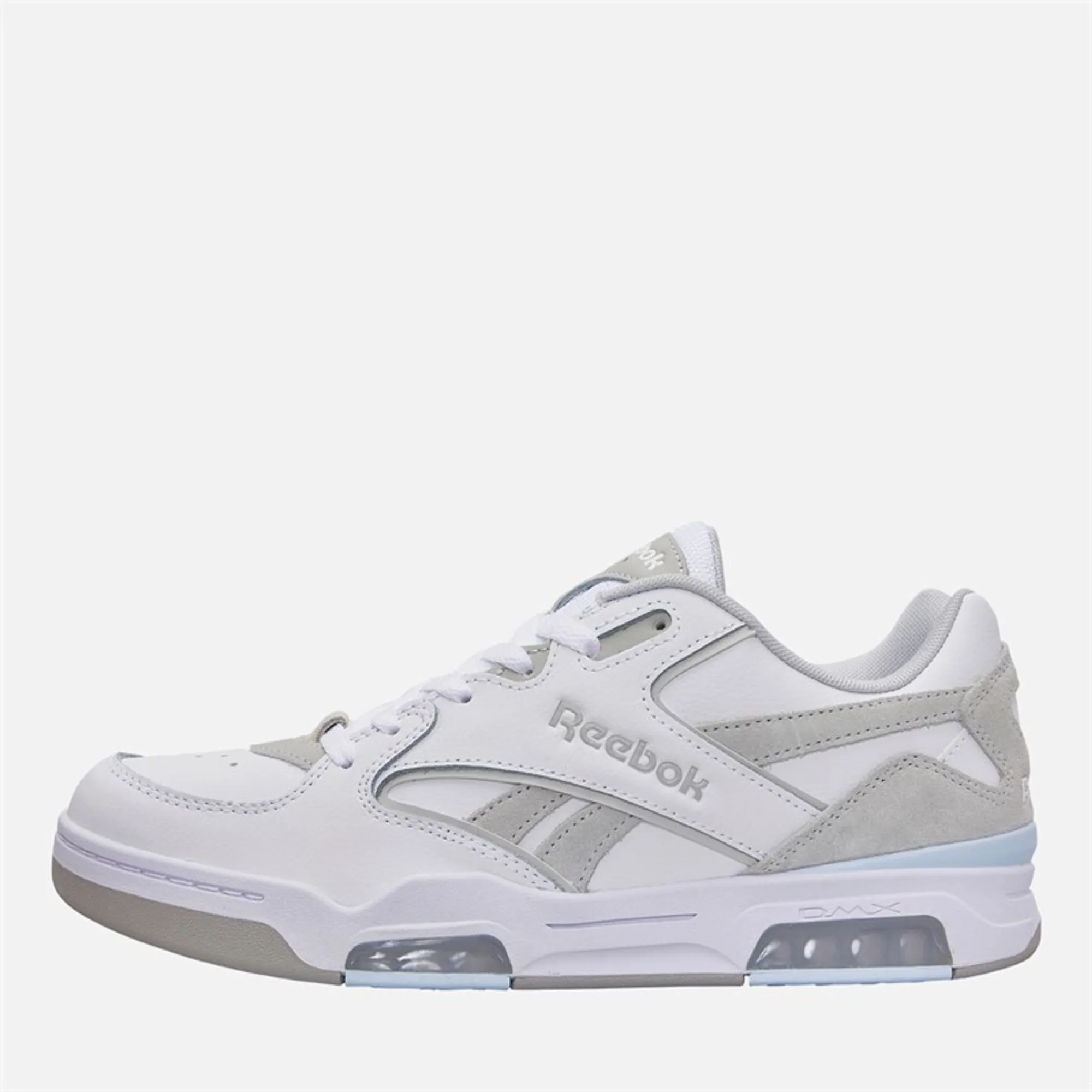 Reebok BB4500 Dmx Retro Basketball Trainers White/Mist Grey/Glass Blue