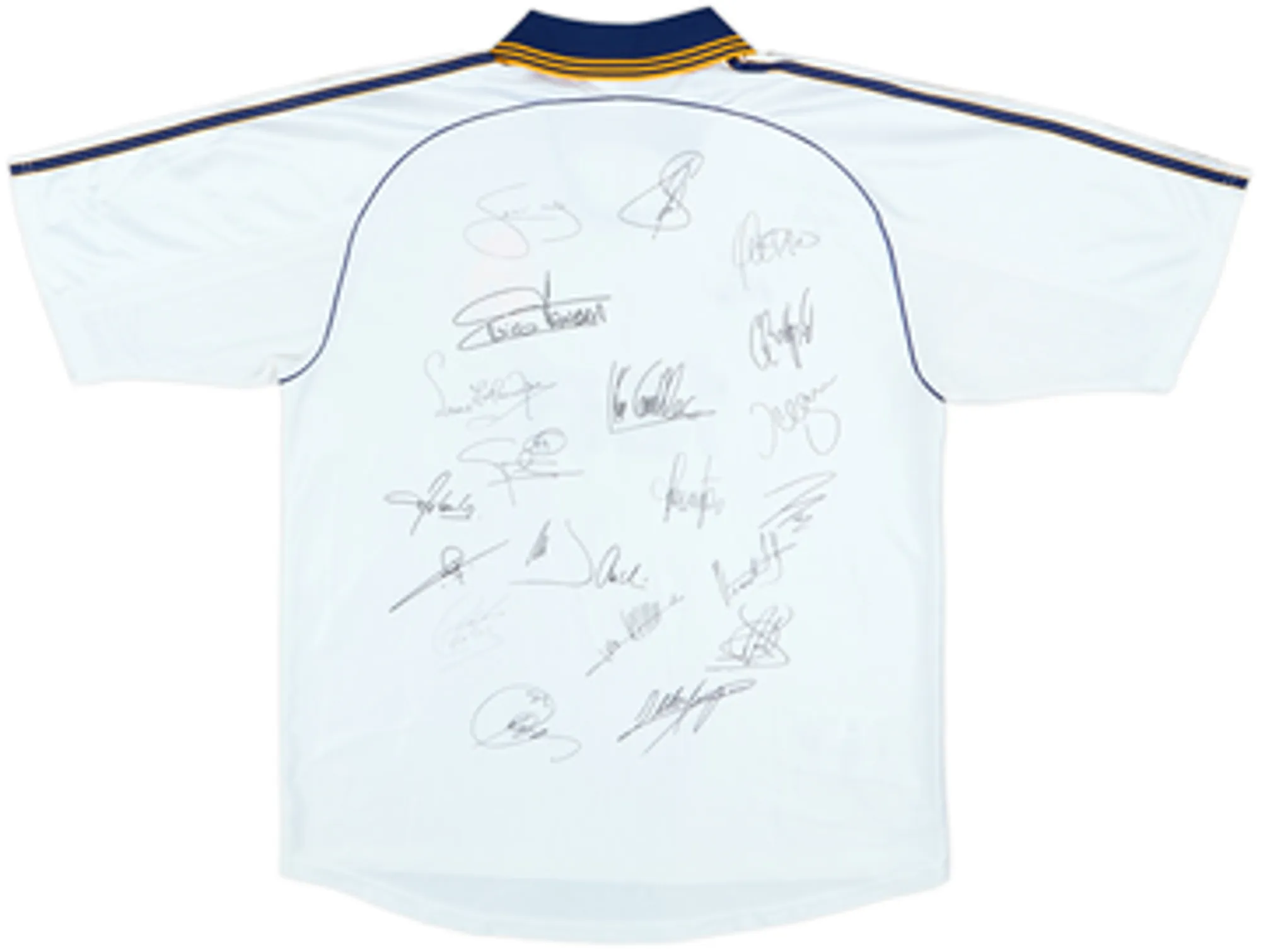 1998-00 Real Madrid 'Squad Signed' Home Shirt - 9/10 - (L)