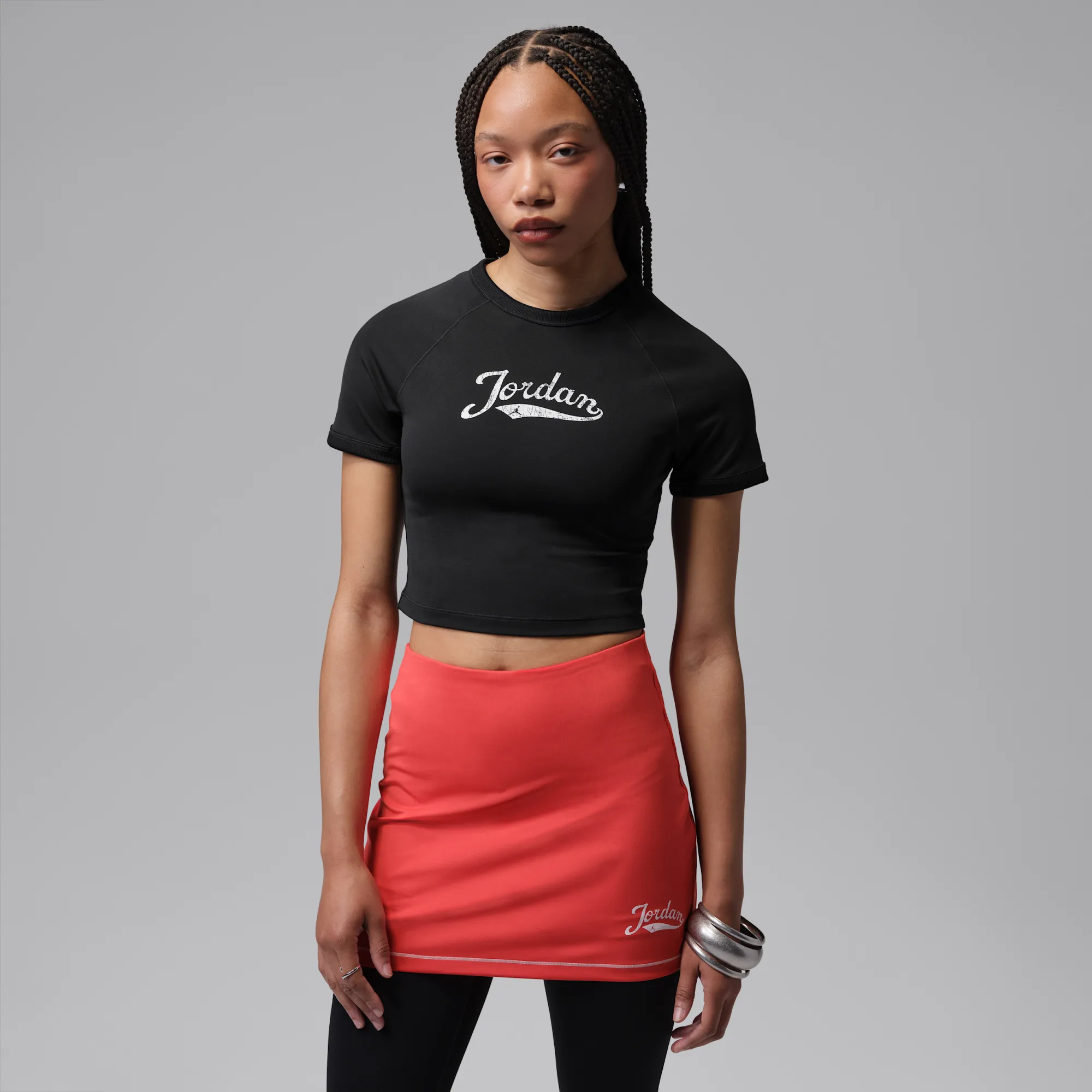Nike Jordan Brooklyn Women's Short-Sleeve Top - Black