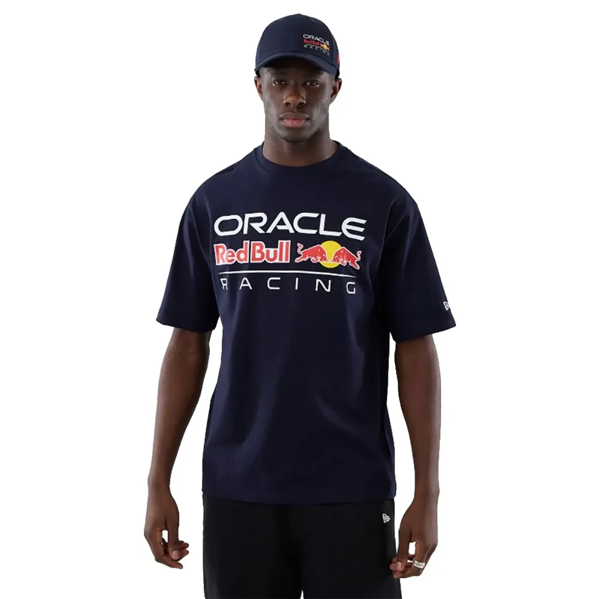 Red Bull Racing Graphic Dark Blue Oversized T-Shirt New Era Cap adult unisex