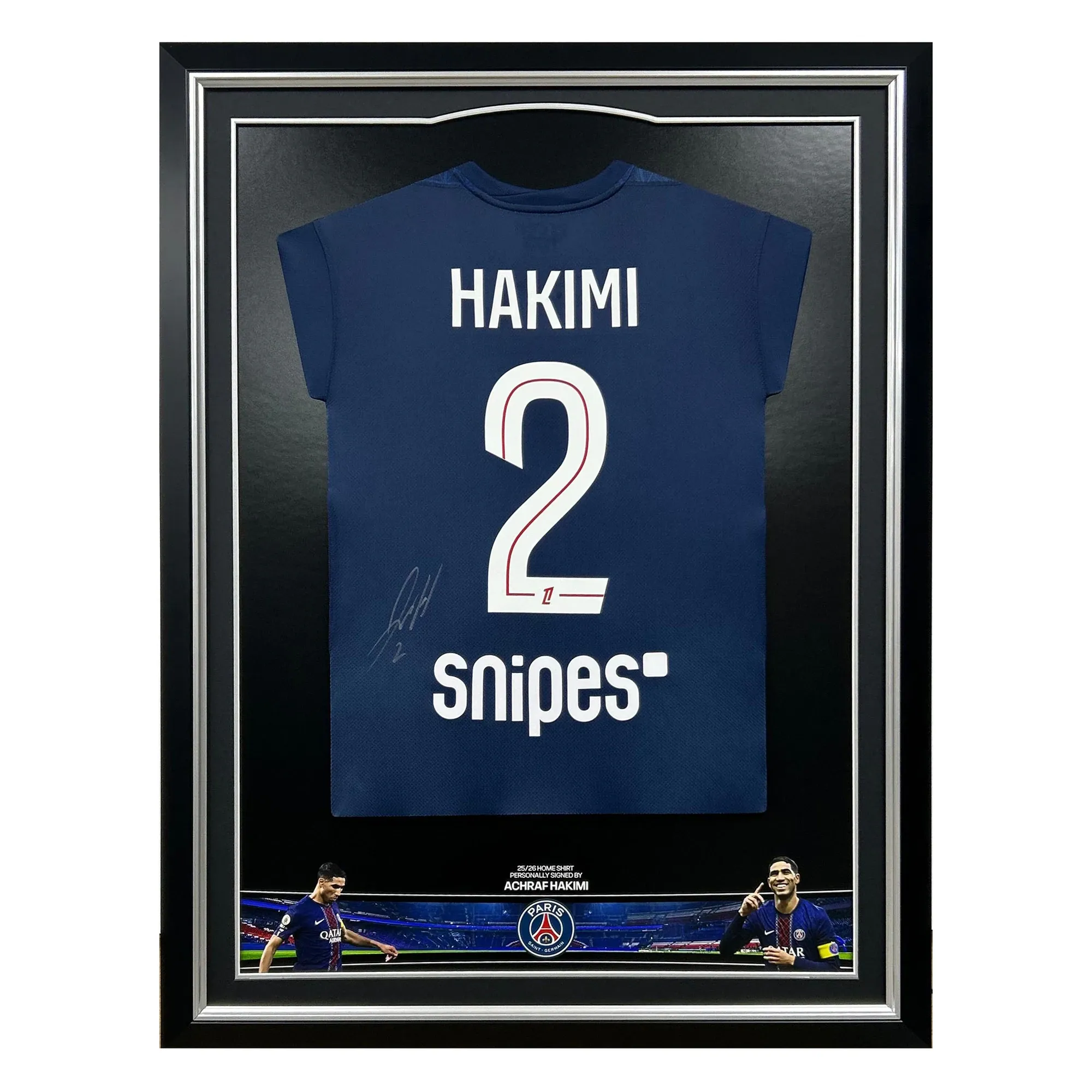 Paris Saint-Germain 25/26 Home Signed Shirt - Hakimi