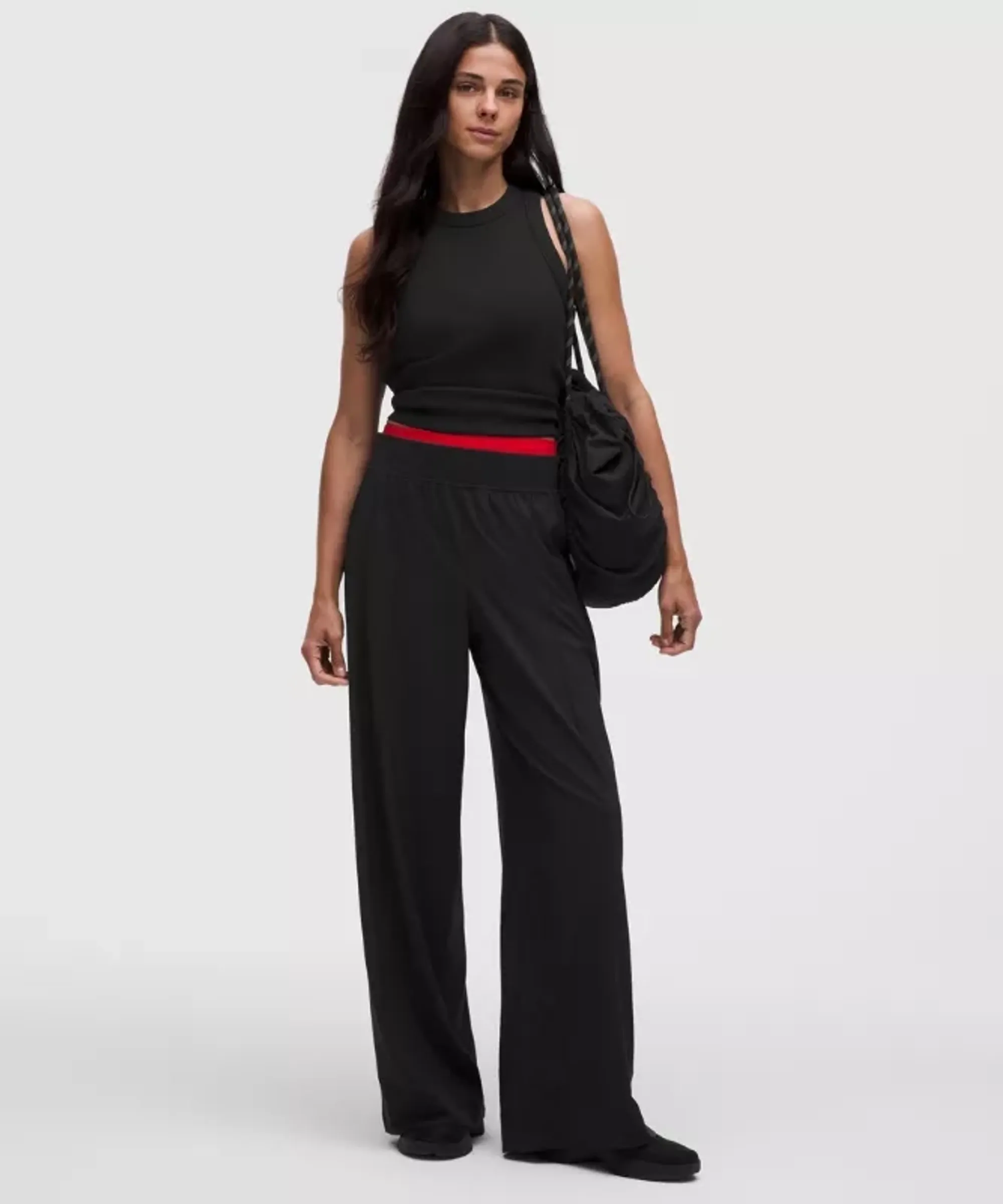 lululemon – Women's Breezily Mid-Rise Pants Regular Trim – Color Black – Size XS