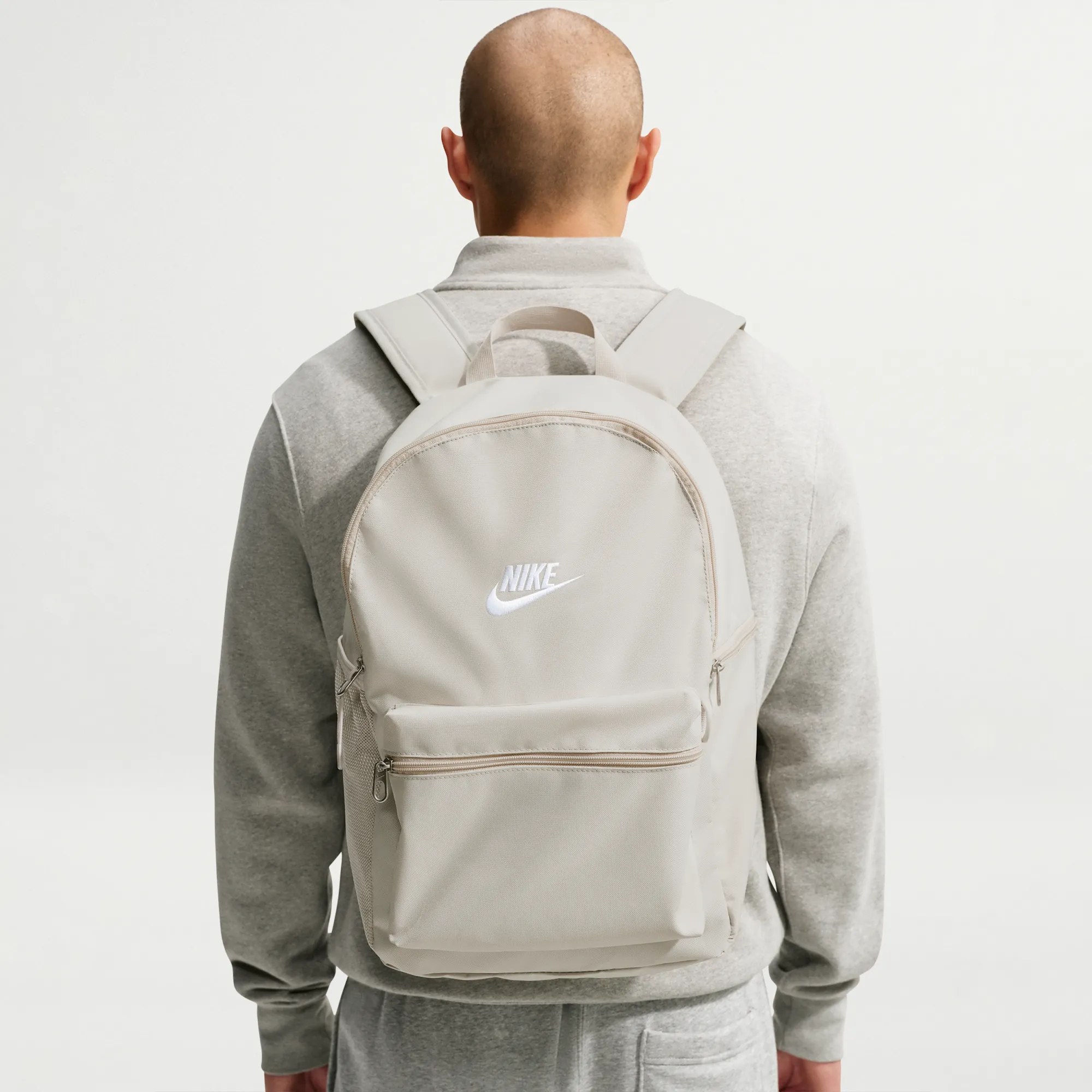light gray nike backpack Heritage Smoke Grey/White Long Beach Skate Co the gym Nike Heritage Backpack 2.0 (23L)