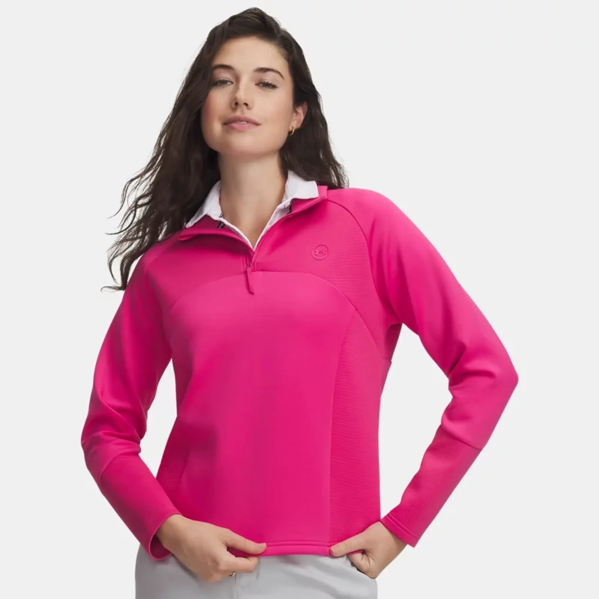 Under Armour  Drive Midlayer Women's ¼ Zip Virtual Pink / Virtual Pink M