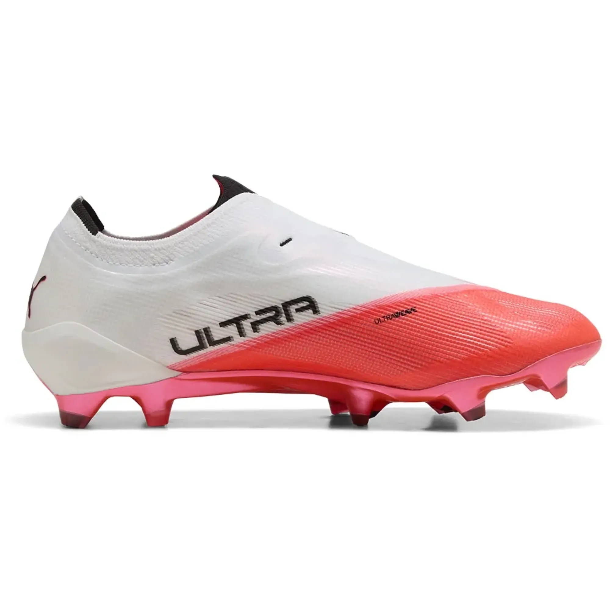 PUMA ULTRA NITRO 7 ULTIMATE FG Laceless Football Boots Unisex in Red | Size 10