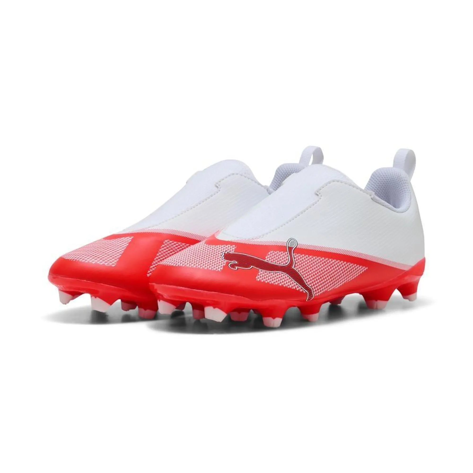 PUMA ULTRA 7 PLAY FG/AG Laceless Football Boots Youth in Red | Size 11