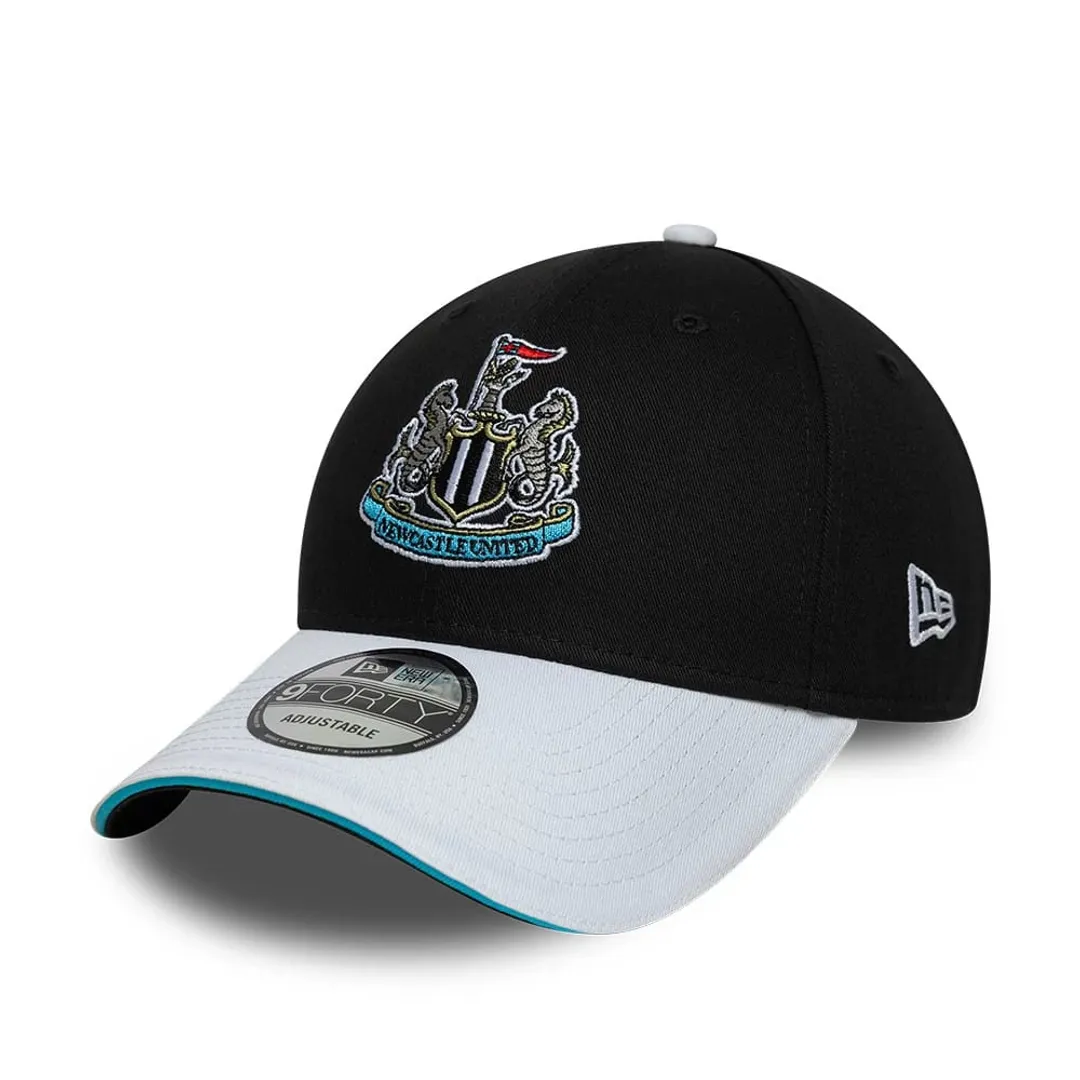 Newcastle United FC Team Black & White 9FORTY Adjustable Cap New