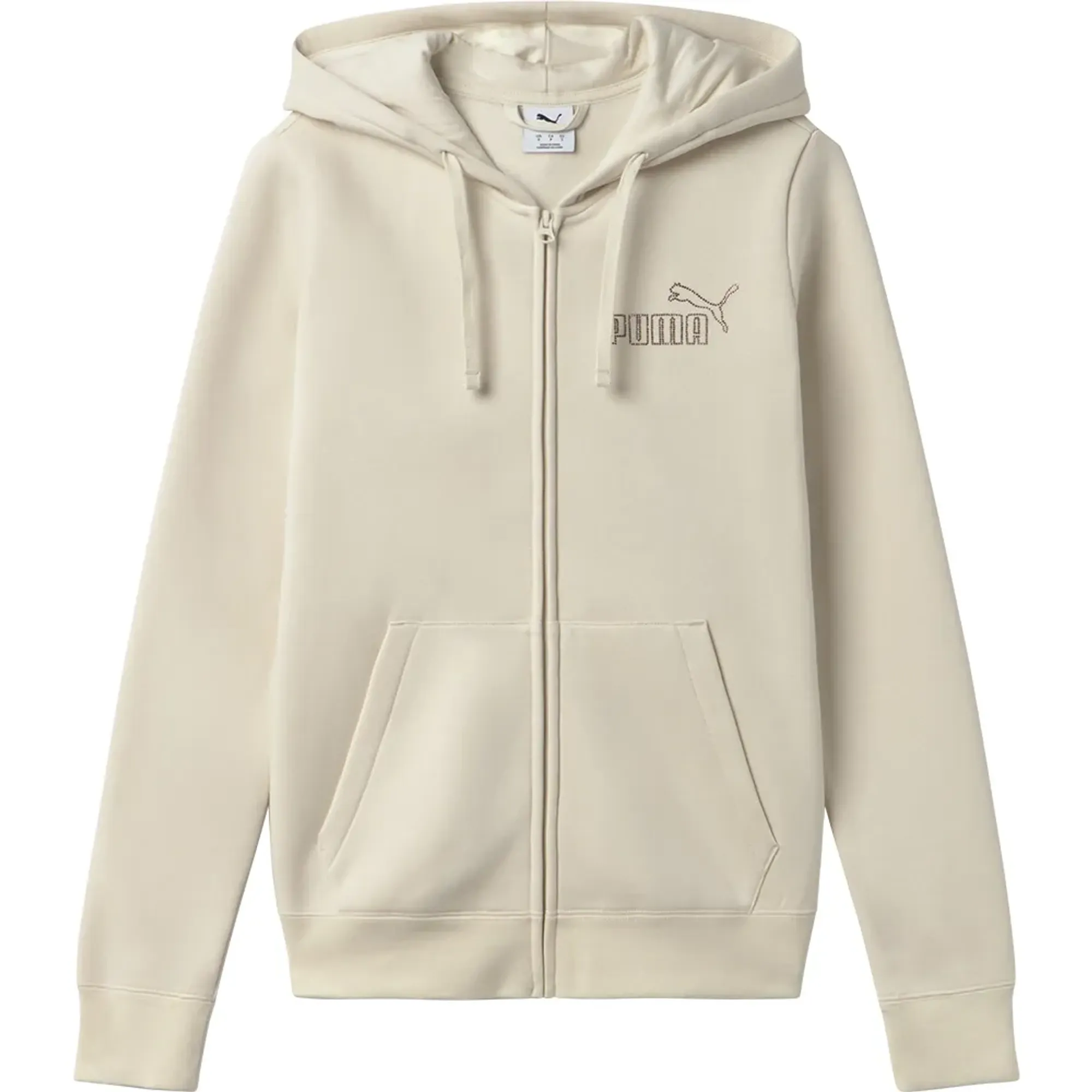 Puma Essential+ Rhinestone Full Zip Sweatshirt