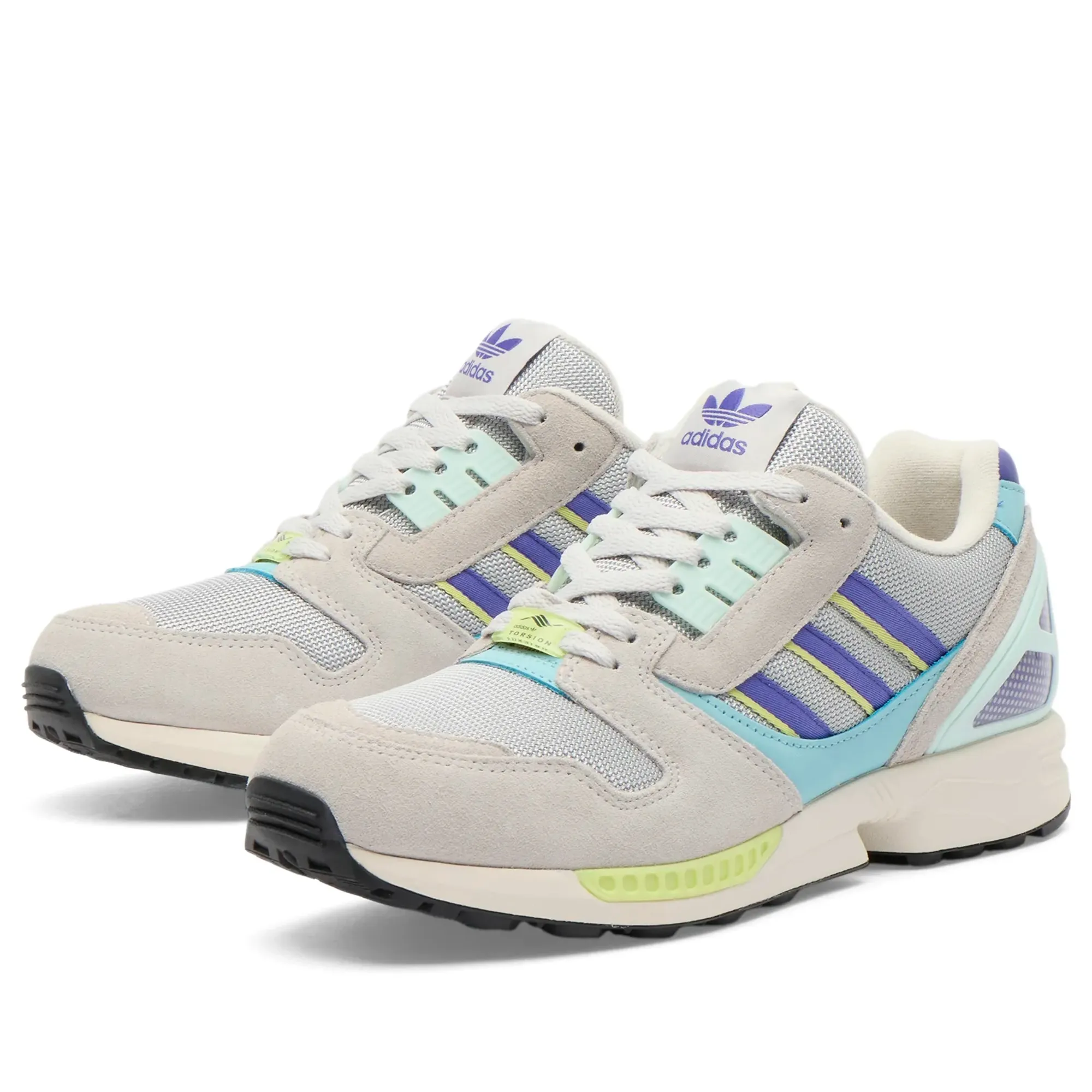 adidas Originals Adidas Men's Zx 8000 Sneaker Grey Two/Purple/Semi