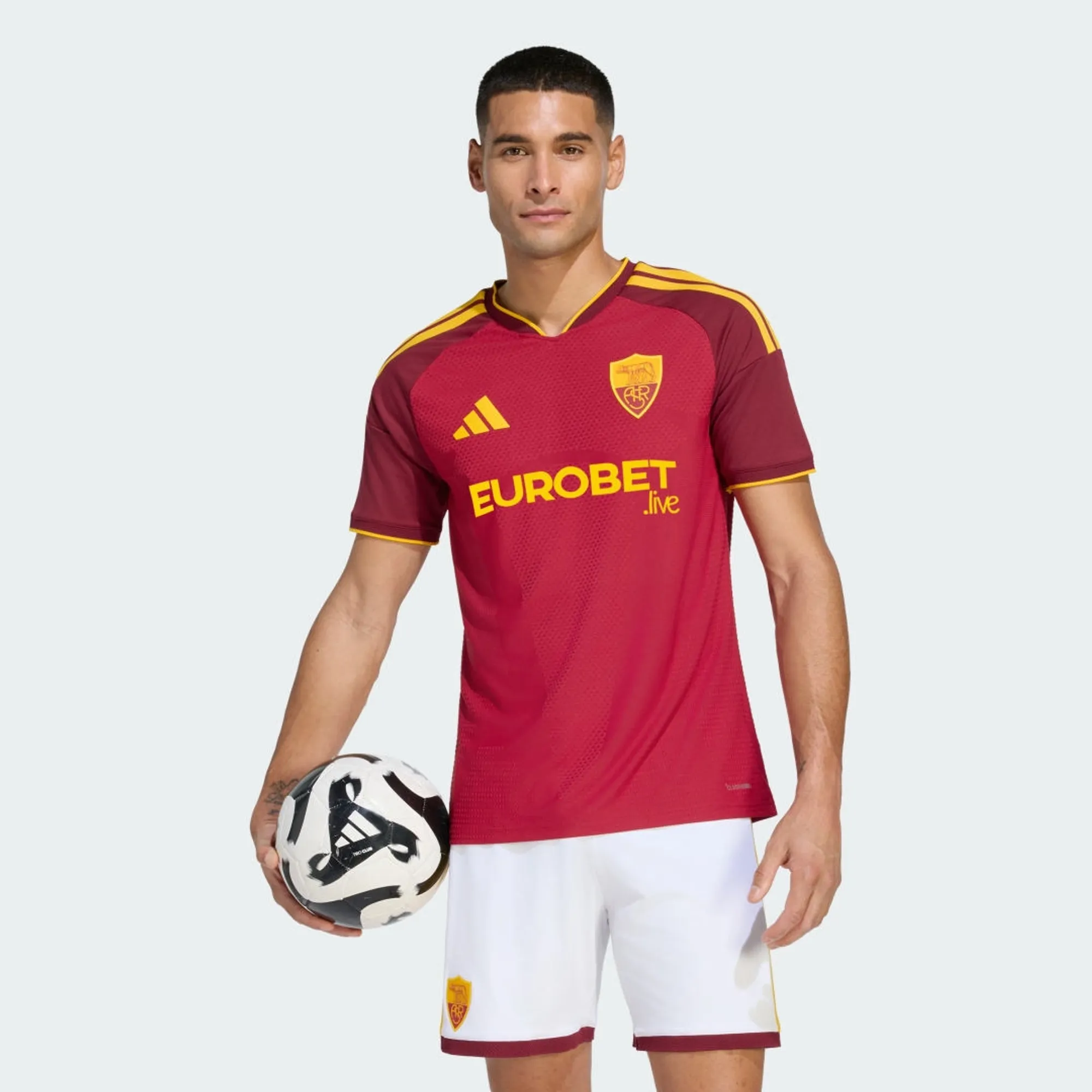 adidas AS Roma 26/27 Home Authentic Jersey | JZ7275 | FOOTY.COM