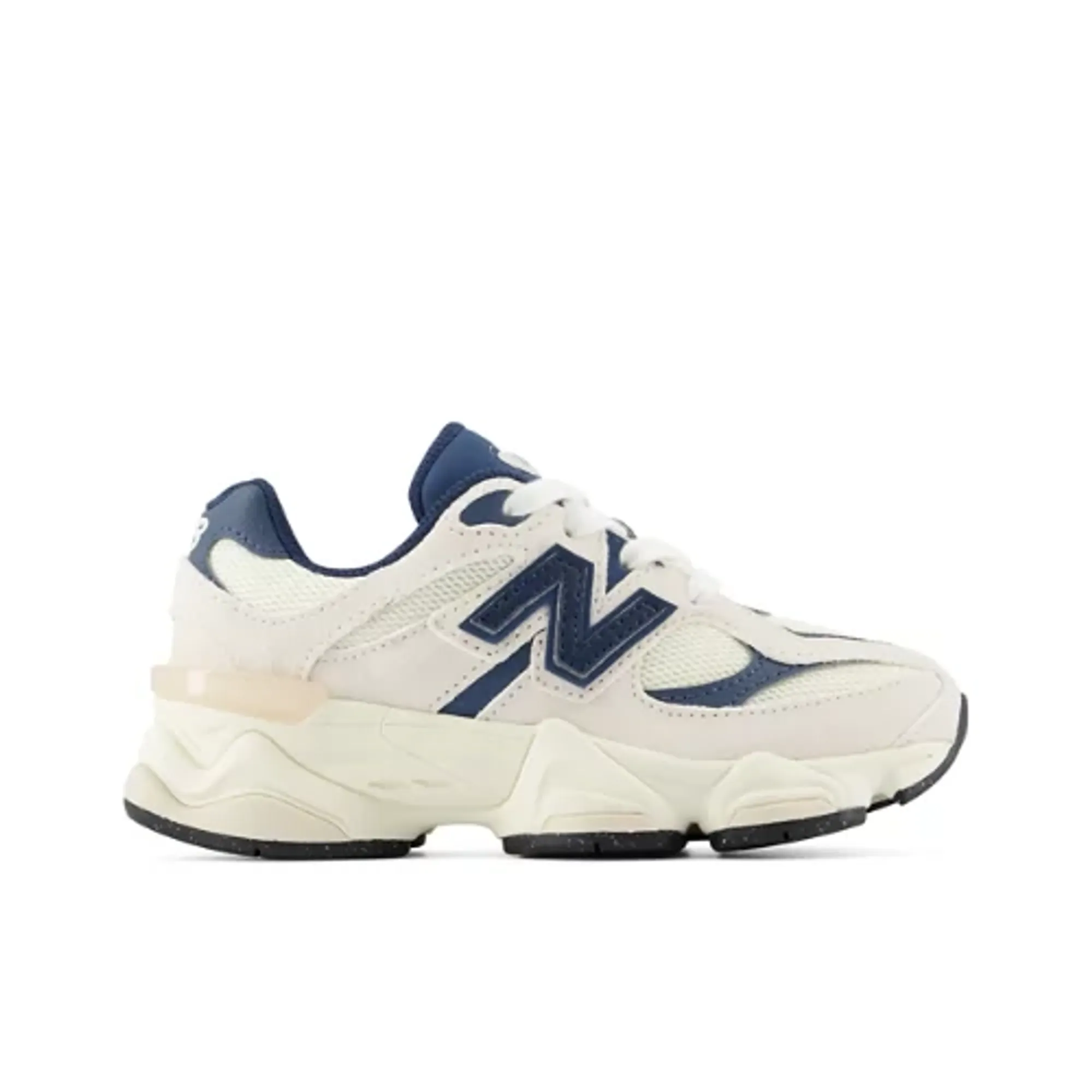 New Balance Kids 9060 Lace in Blue/Beige Suede/Mesh