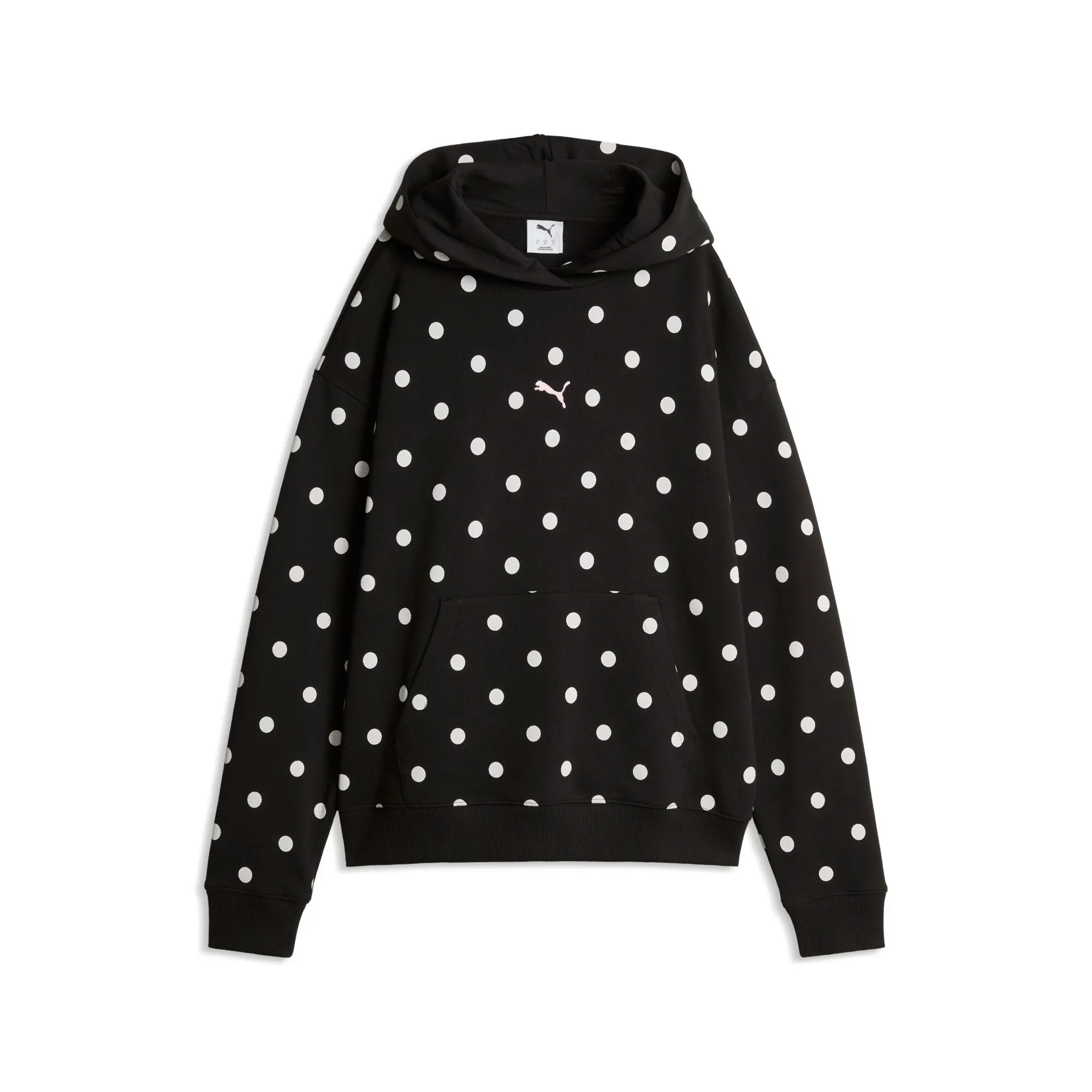 PUMA Relaxed Hoodie Women in Black | Size Large