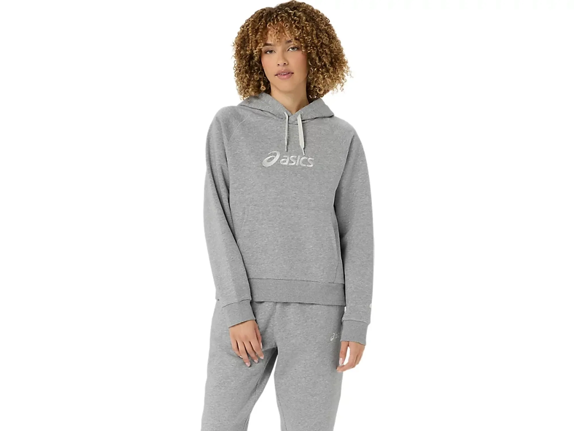 Asics Asics Logo Fleece Pullover Hoodie