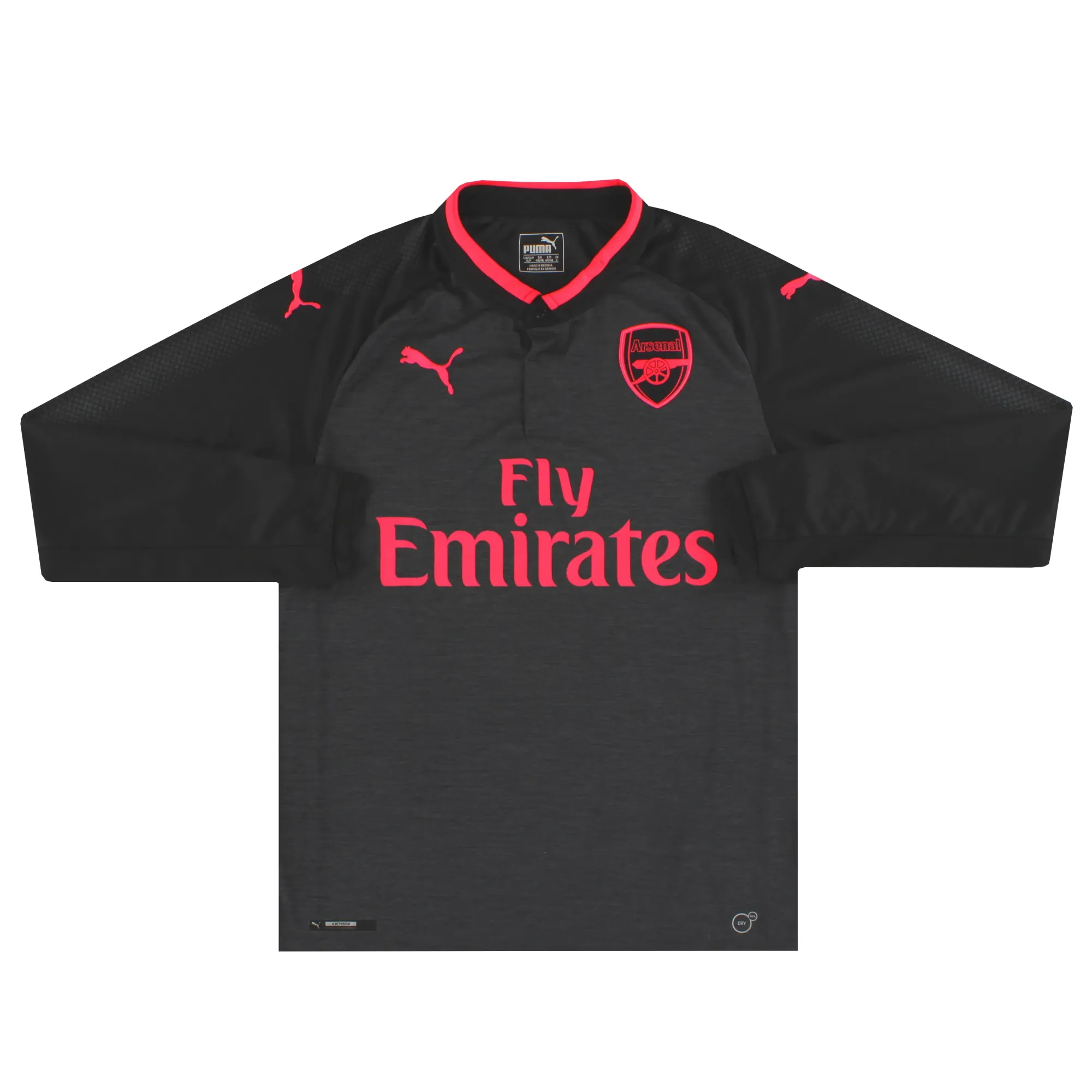 2017-18 Arsenal Puma Third Shirt L/S S - Arsenal / Excellent | VFS