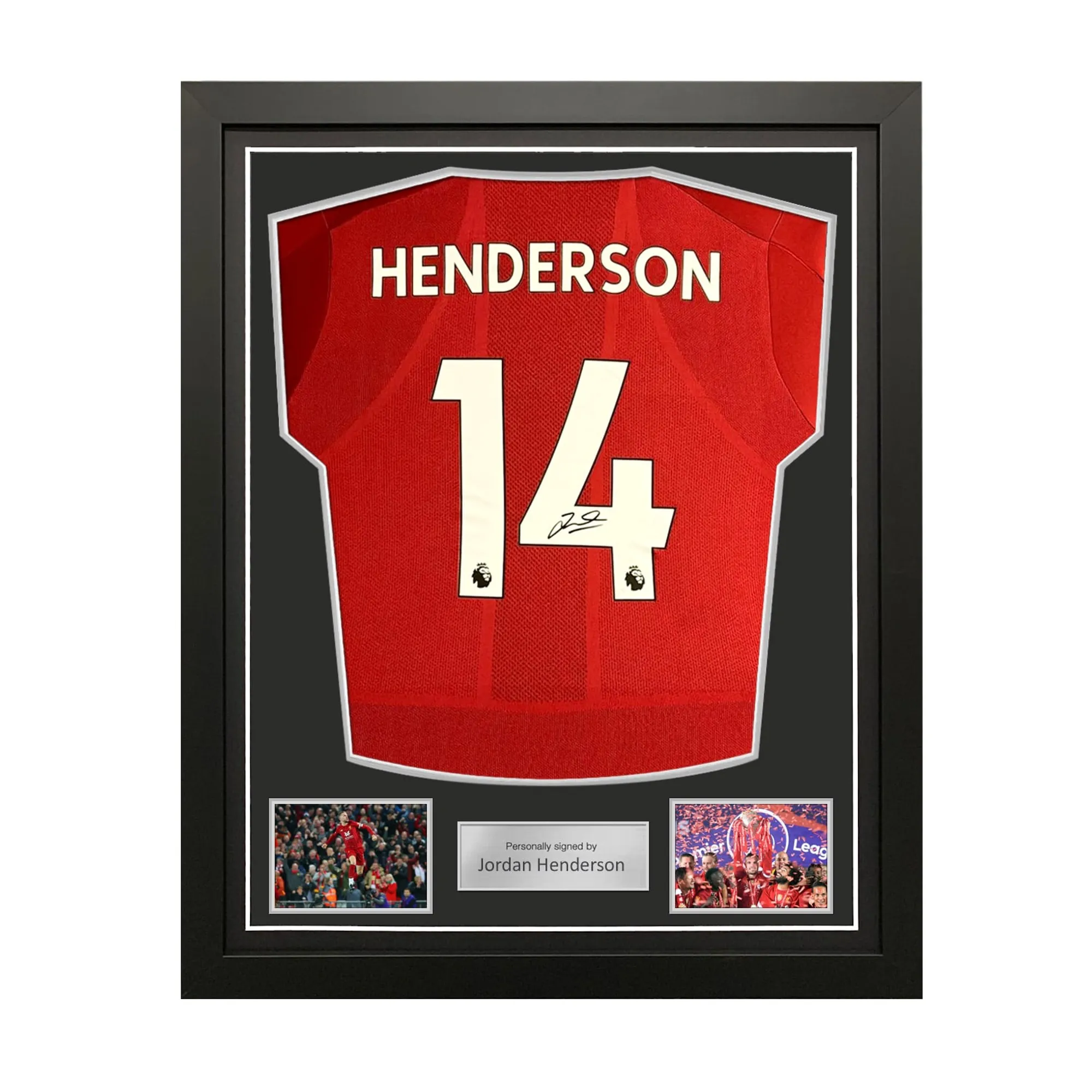 ウェア 19-20 Jordan Henderson  kit Jordan Henderson Signed Liverpool 2019-20 Home Football Shirt