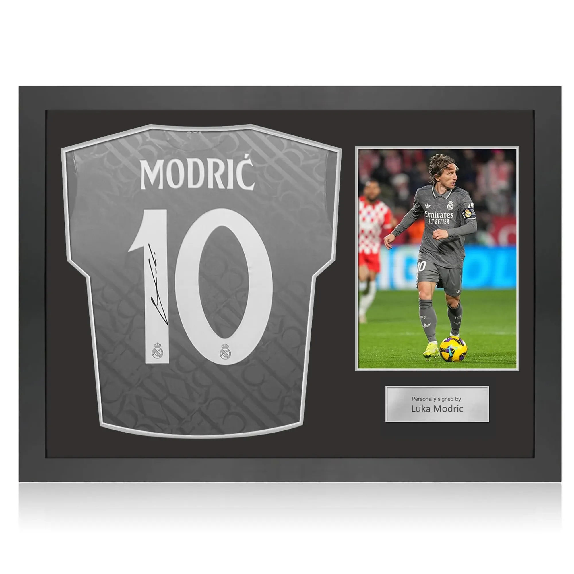 Luka Modric Signed Real Madrid 24-25 Third Football Shirt. Icon
