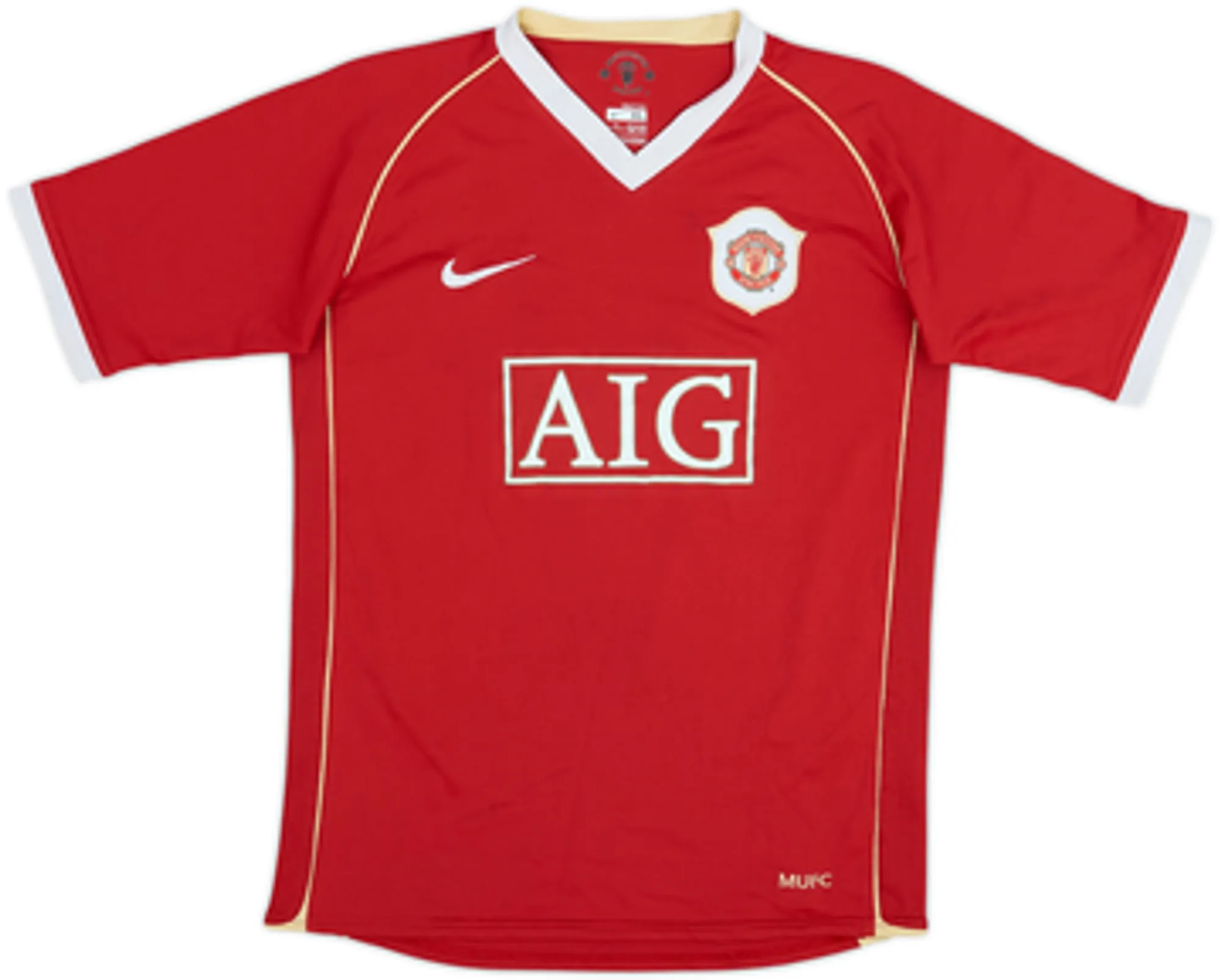 2006-07 Manchester United Home Shirt J.S.Park #13 - 7/10 - (13-15