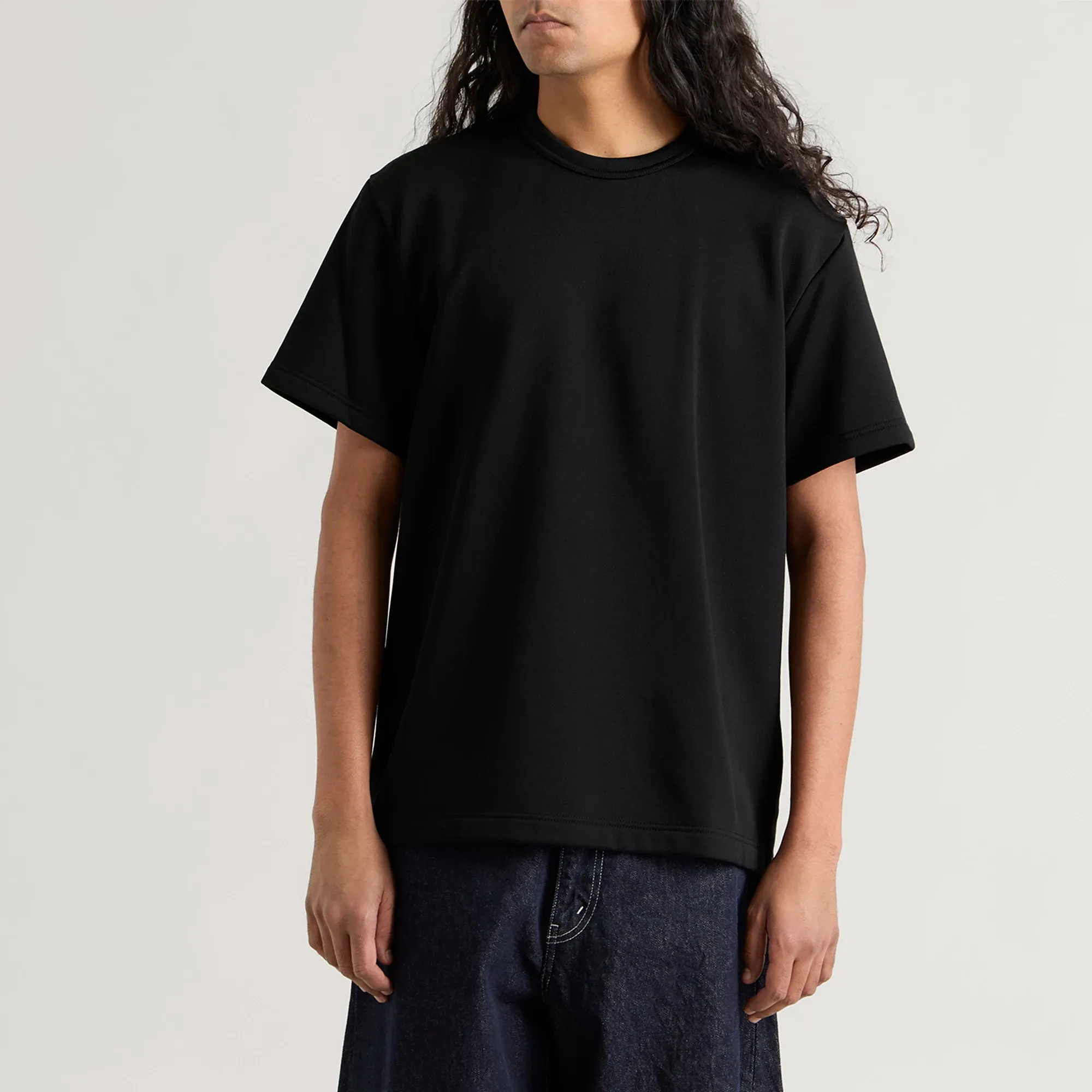 Comme des Garçons Homme Plus Men's Cotton Blend Drop Hem T-Shirt