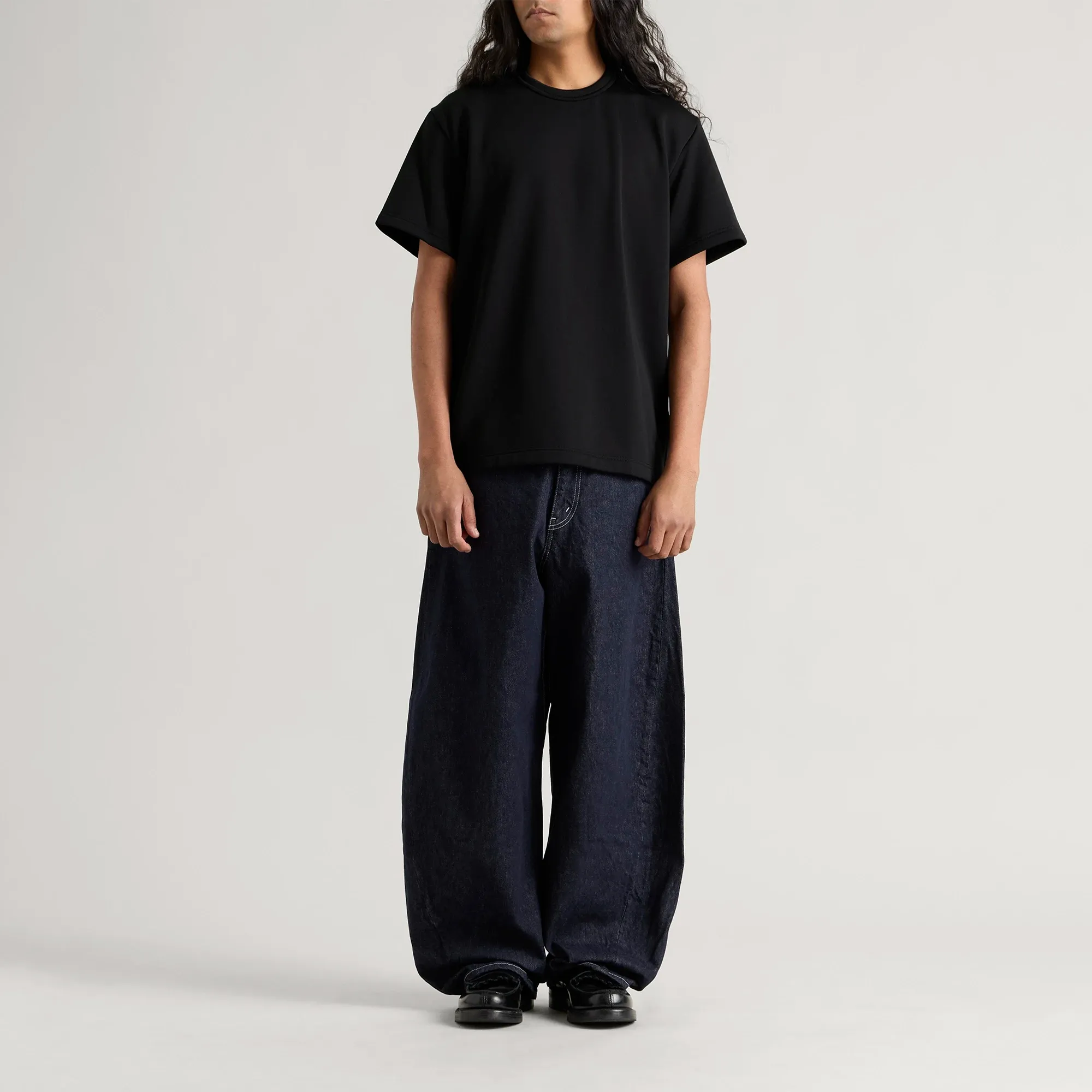 Comme des Garçons Homme Plus Men's Cotton Blend Drop Hem T-Shirt