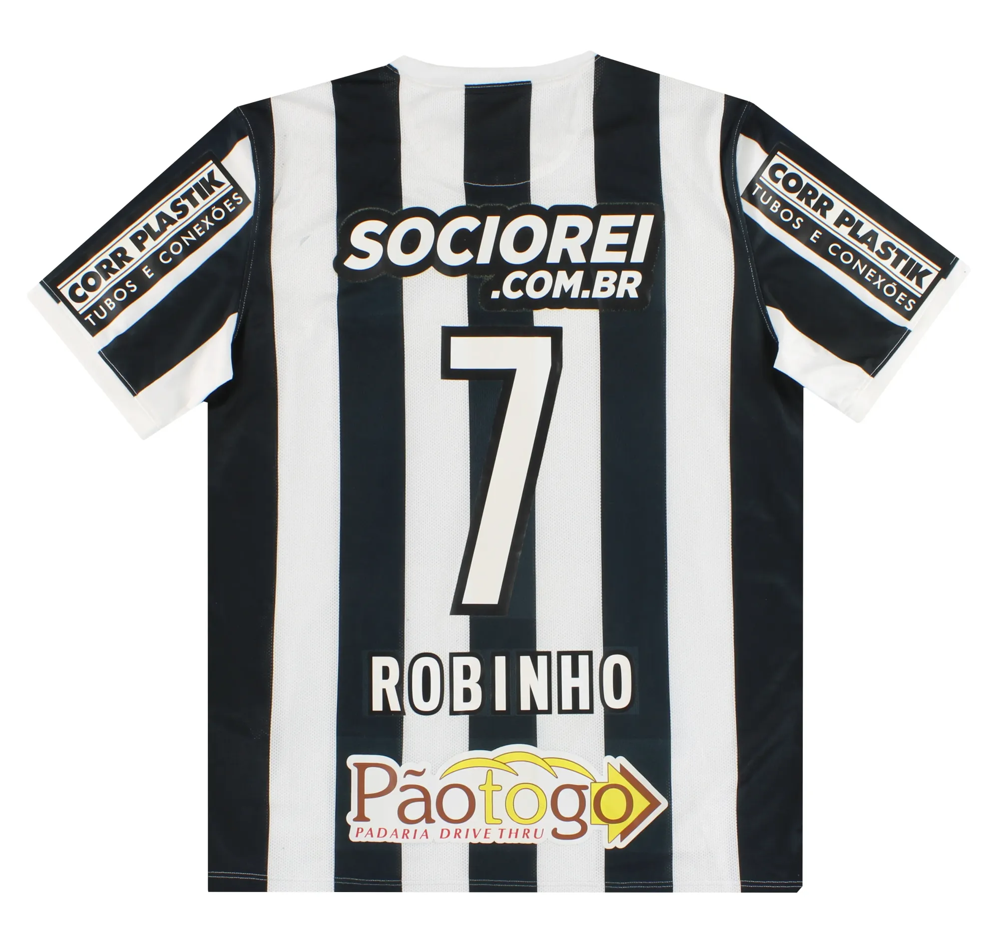 2014 Santos Nike Away Shirt Robinho #7 L - Central and South