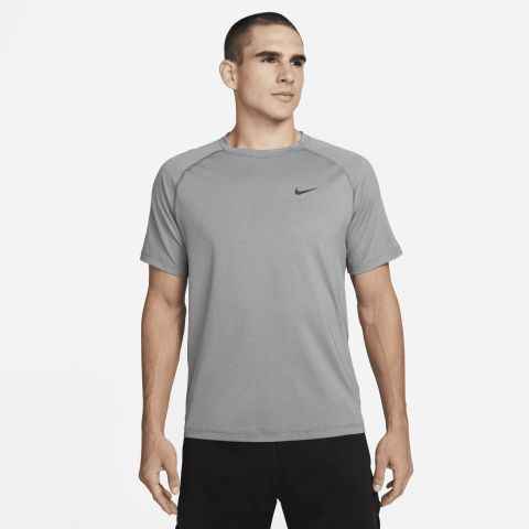 Nike Dri-FIT Ready Men's Short-Sleeve Fitness Top - Grey | DV9815-084 ...