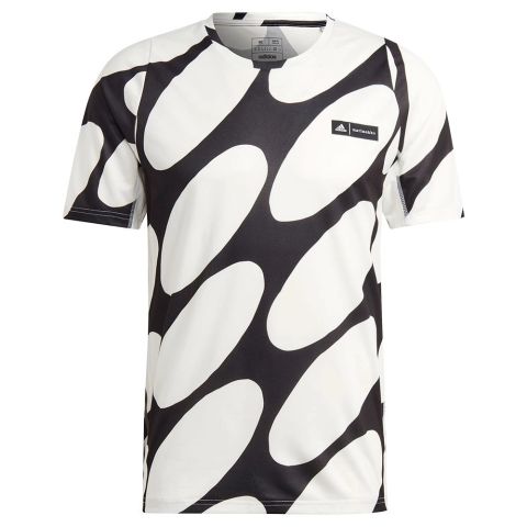 adidas x Marimekko Run Icons 3-Stripes T-Shirt Men - Cloud White ...
