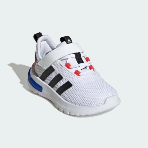 adidas Racer TR23 Shoes Kids - Cloud White / Core Black / Bright Red ...