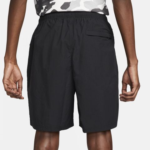 Nike Solo Swoosh Woven Short Black/White | DX0749-010 | FOOTY.COM