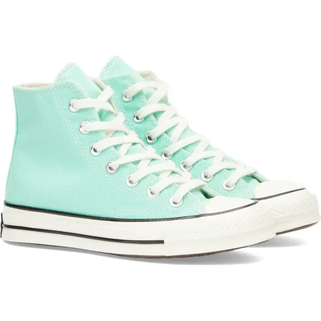 Converse All Star Chuck 70 Hi Trainers Prism Green Egret Black Mixed  Material,Black,Cream,Black and White,White / Red,Yellow,Natural,Beige,Blue,Light  Blue,Green,Khaki,Multi,Grey,Brown,White,Red | A00748C 