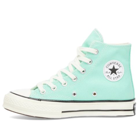 Converse All Star Chuck 70 Hi Trainers Prism Green Egret Black Mixed  Material,Black,Cream,Black and White,White / Red,Yellow,Natural,Beige,Blue,Light  Blue,Green,Khaki,Multi,Grey,Brown,White,Red | A00748C 