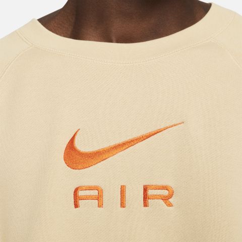 Nike Sportswear Air Men's French Terry Crew - Brown | DV9829-252 ...