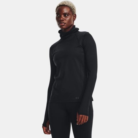 Women's Under Armour Meridian Cold Weather Funnel Neck Black / Jet Gray ...